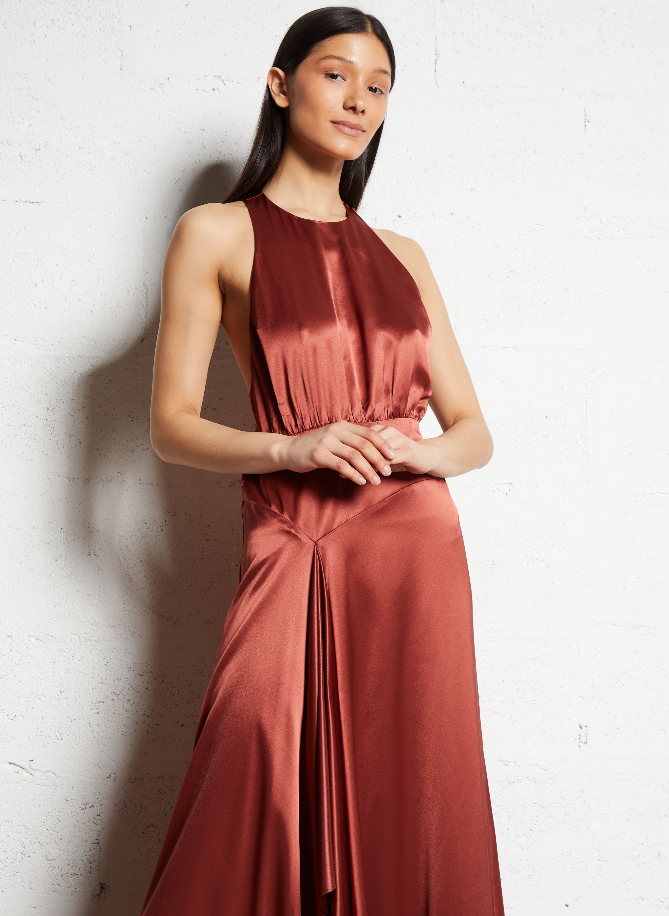 Soie Robe Bash Occasion Bash Robe En Soie Multicolore Multicolore