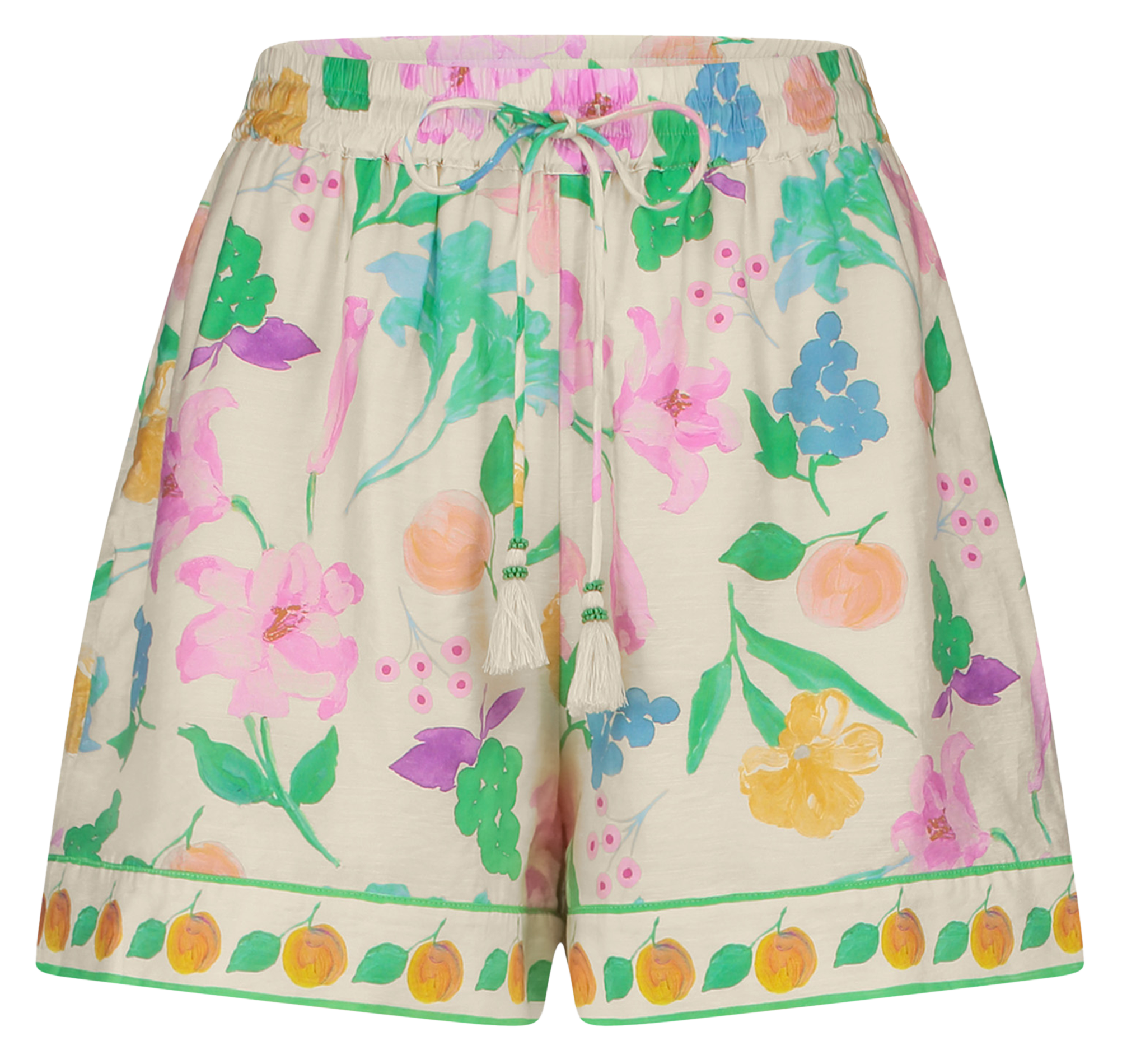 Short à imprimé floral FABIENNE CHAPOT Beige
