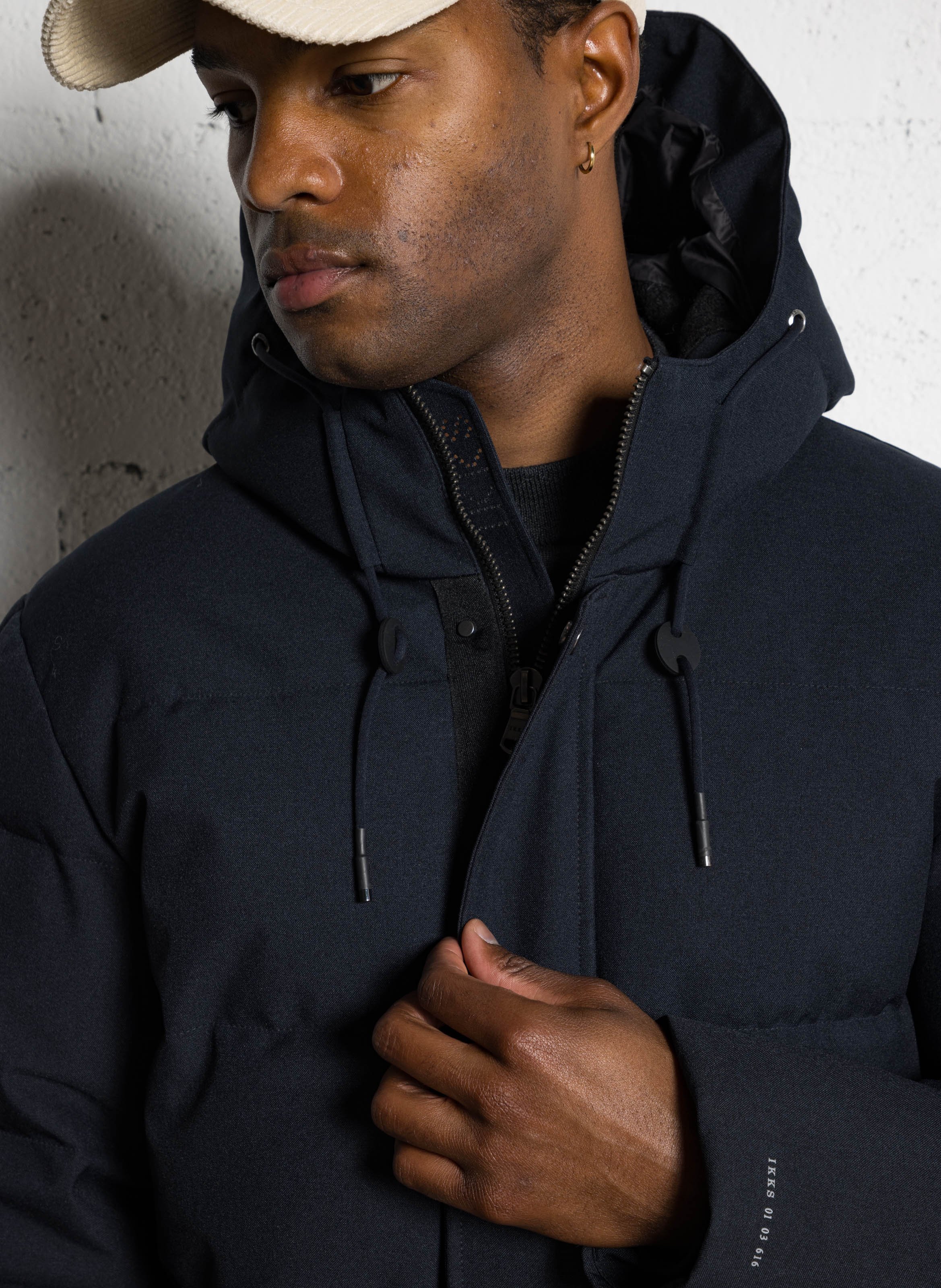 Daunenjacke mit Stehkragen IKKS Blau