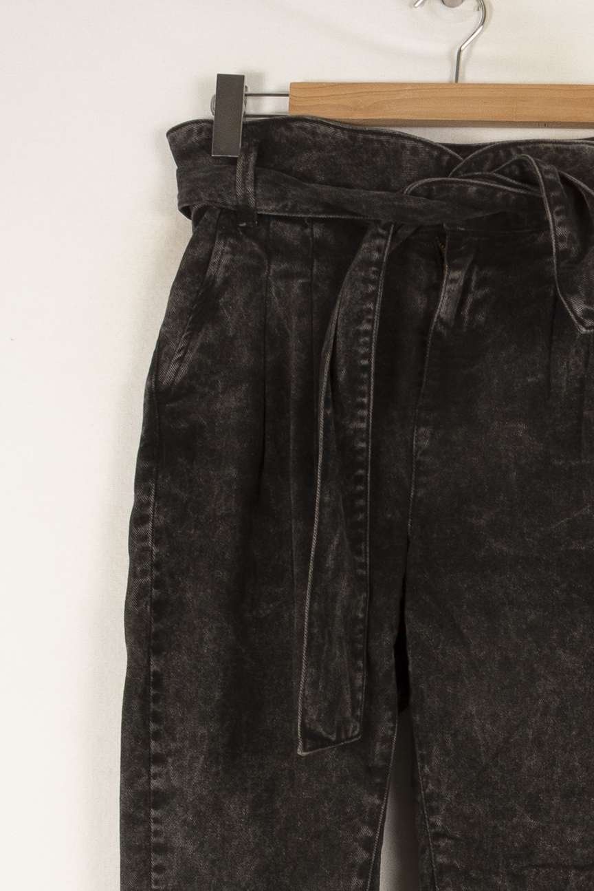 Cropped slim jeans with studs SEZANE - Seconde main Grey