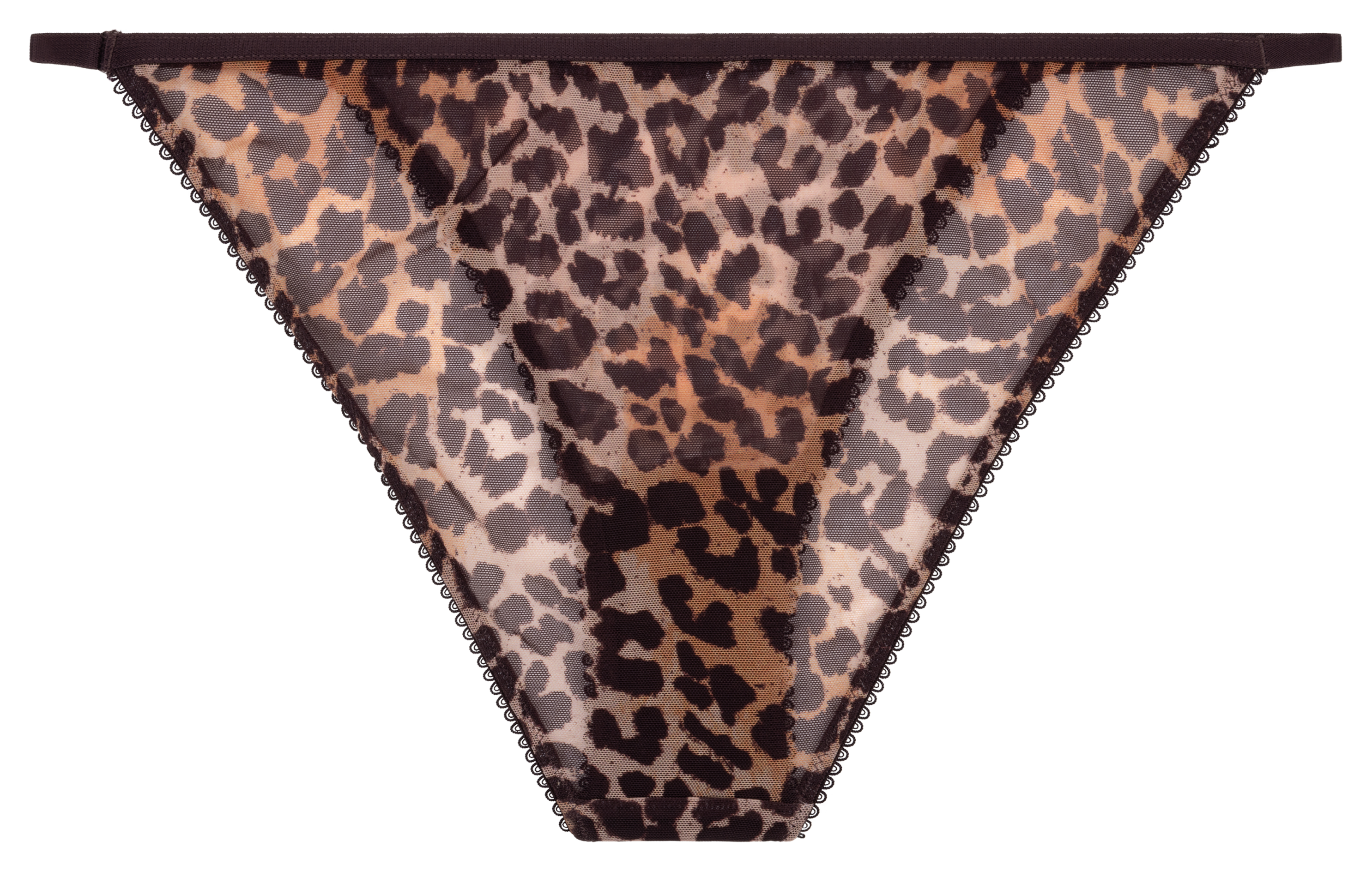 Culotte à motif léopard LOVE STORIES Marron