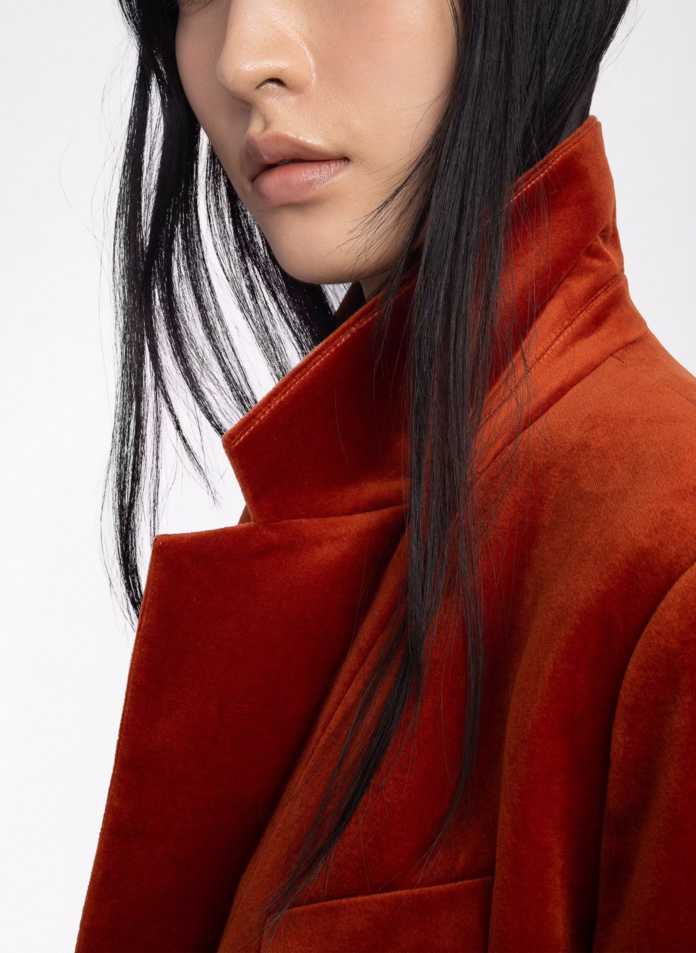 Blazer droit en coton ZADIG&VOLTAIRE Marron