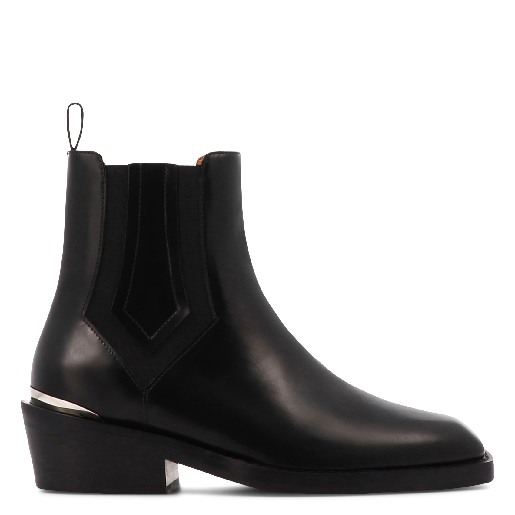 Bottines en cuir velours SOCQUE PARIS Noir