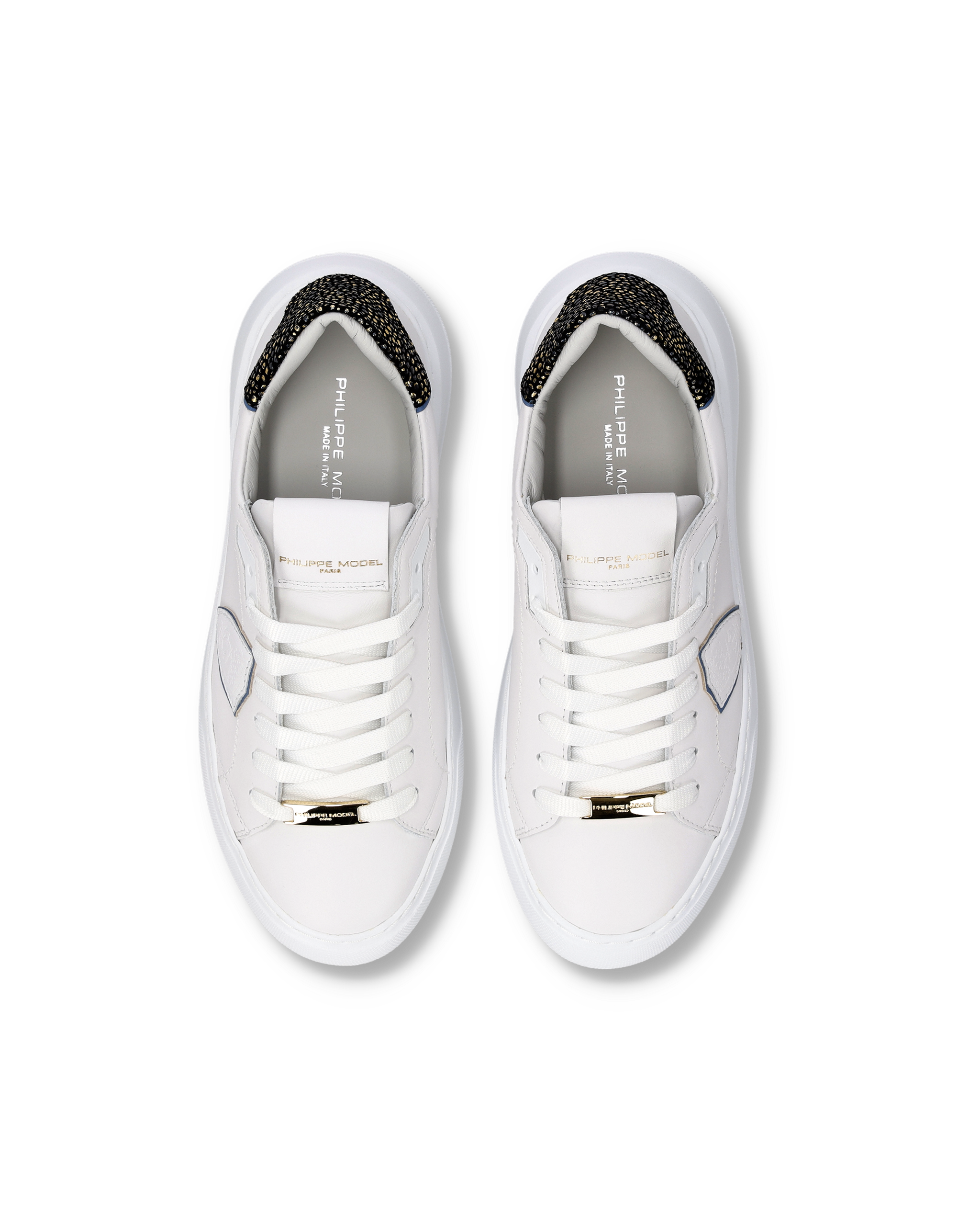 Tennis Temple Sneakers. PHILIPPE MODEL Black