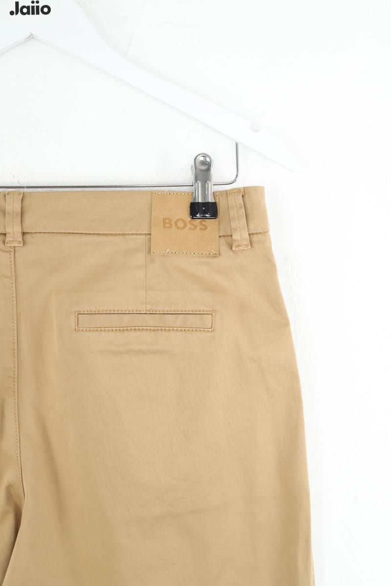 Slim-fit cotton cargo pants BOSS - SECONDE MAIN Beige