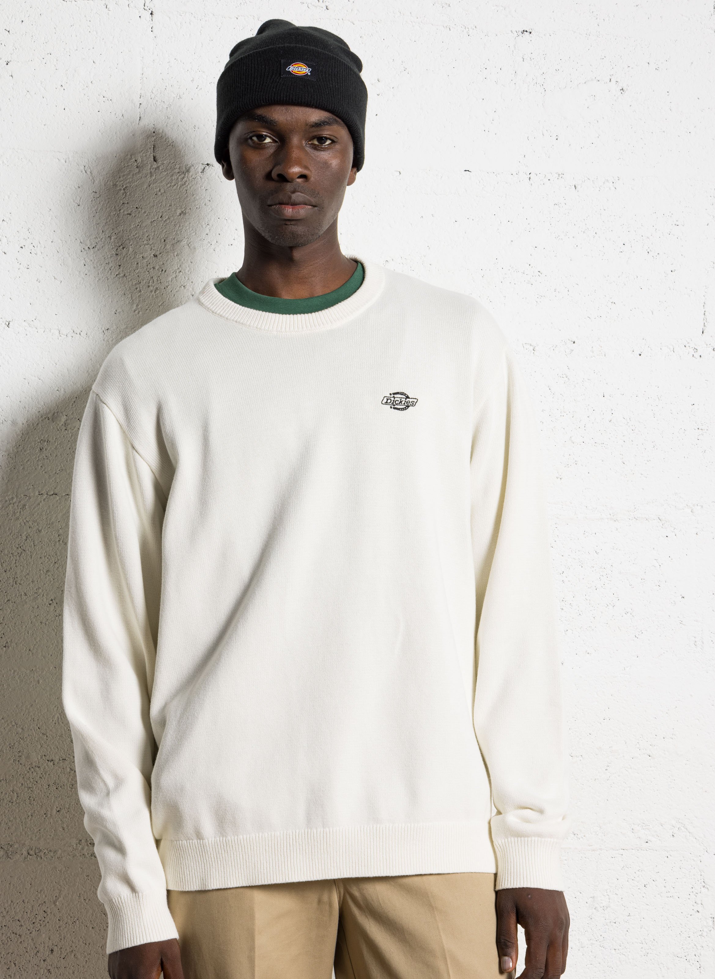 Rechte katoenen trui DICKIES Bruin