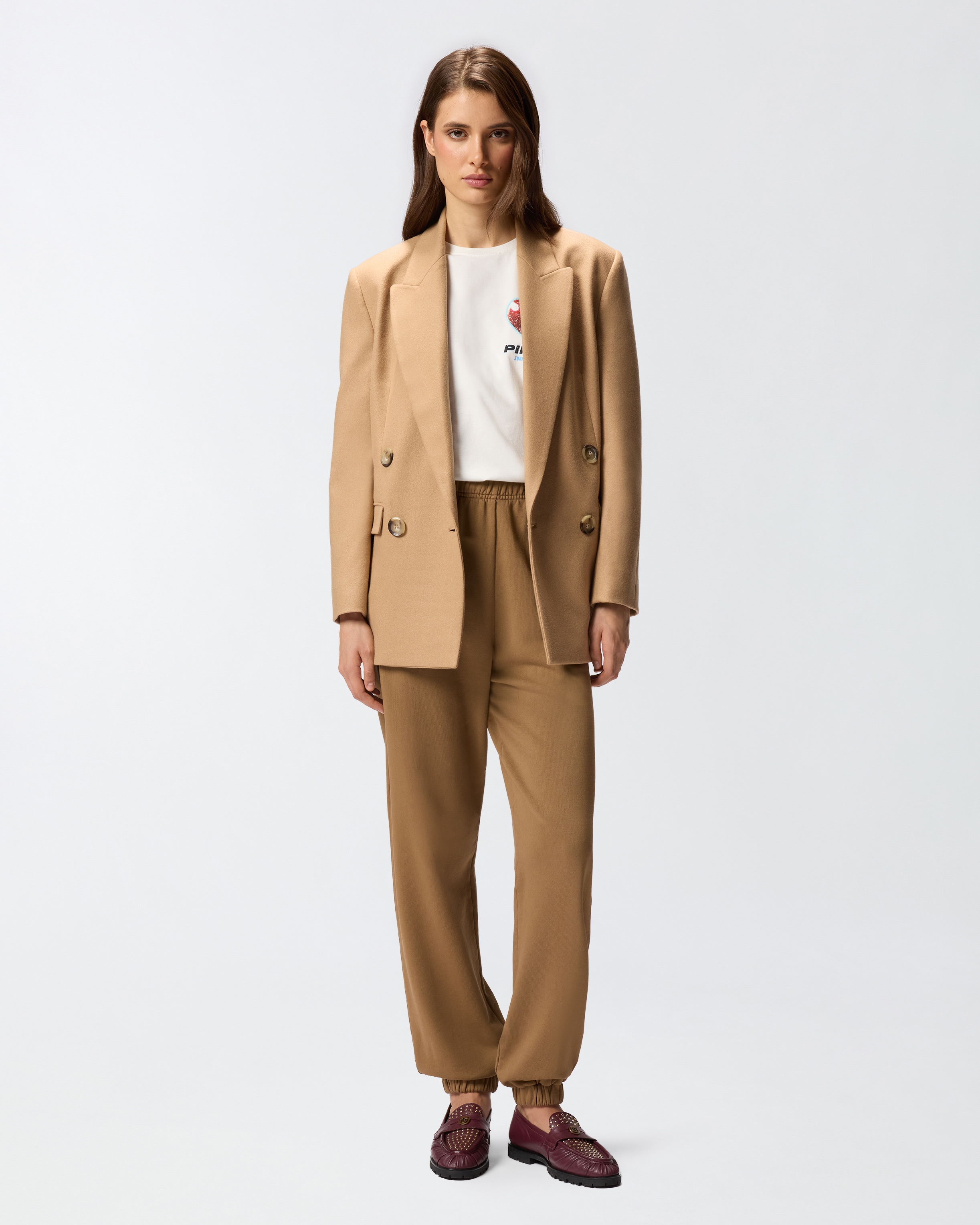 T-shirt with print PINKO White