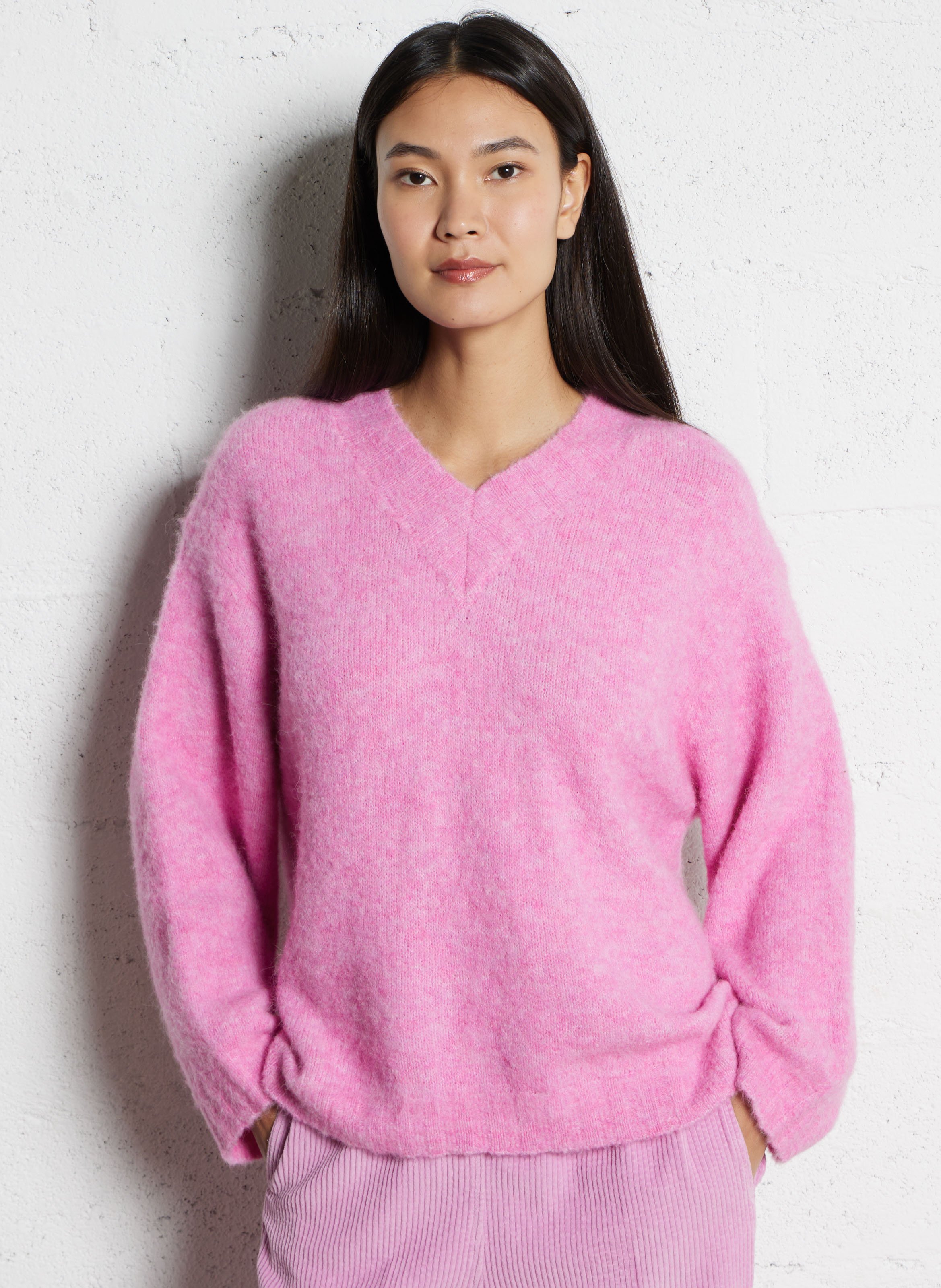 Pull droit col V  AMERICAN VINTAGE