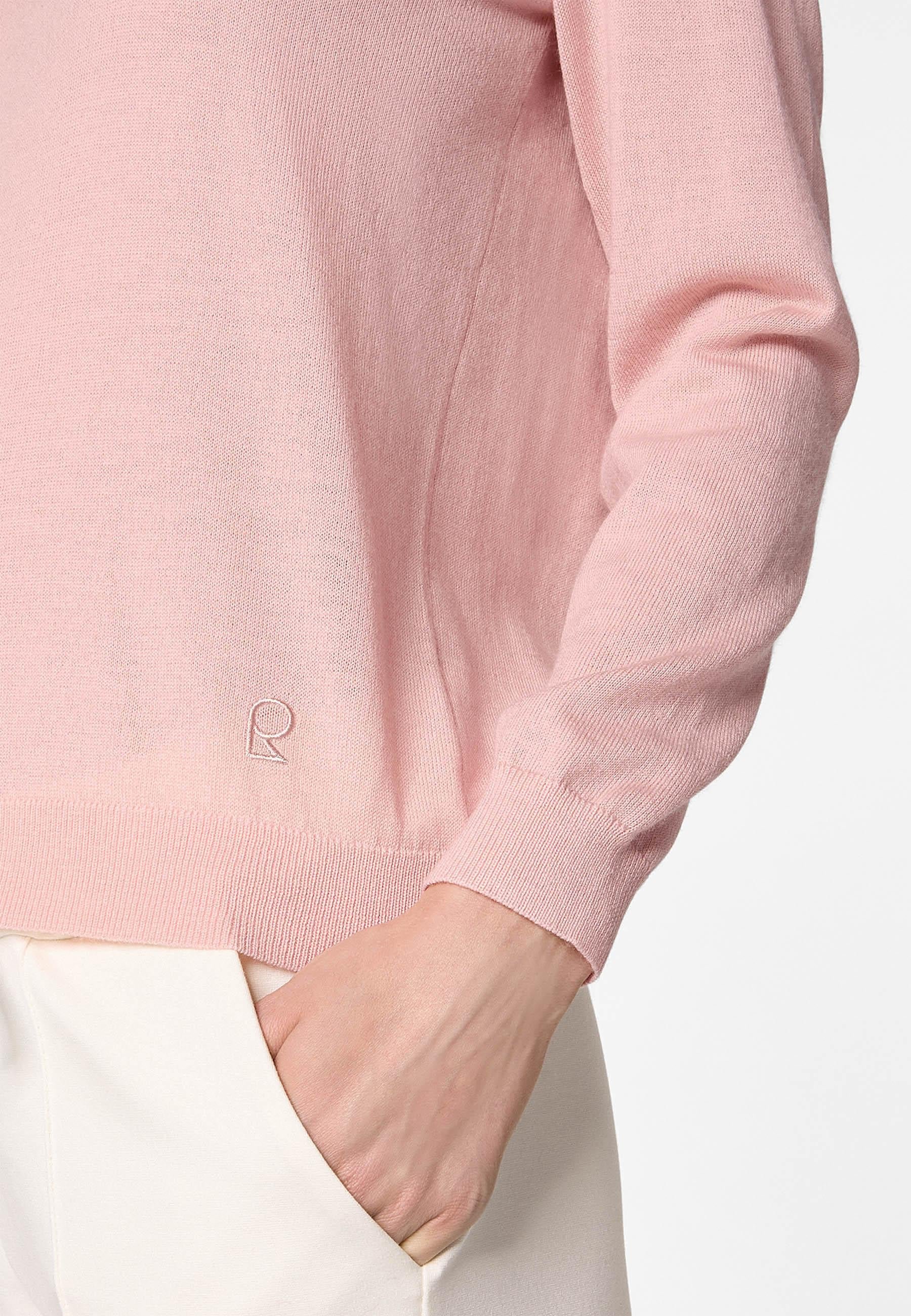 Bunelle wool V-neck sweater RODIER Pink