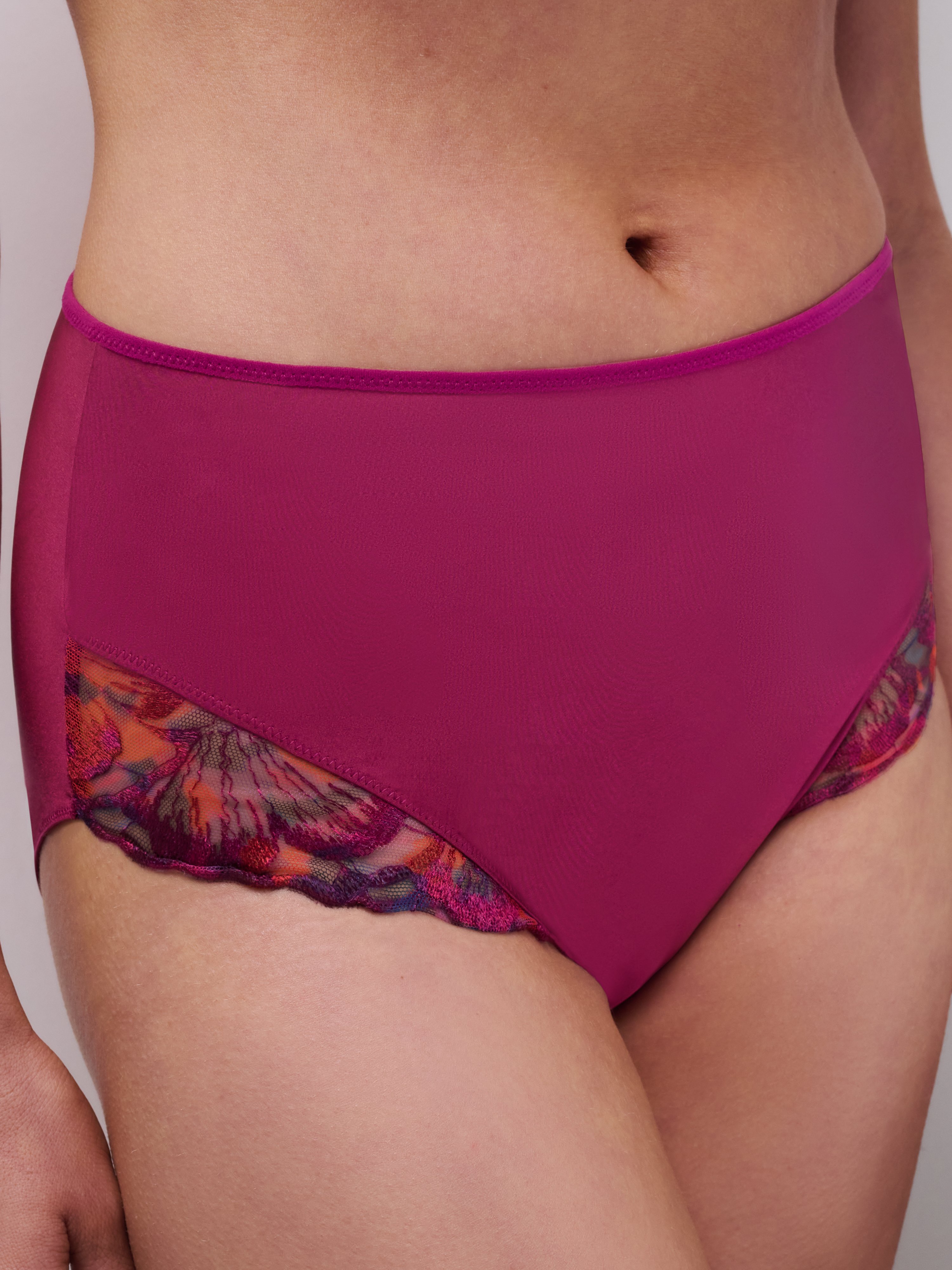 High-waisted lace panties CHANTELLE PULP Multicolored