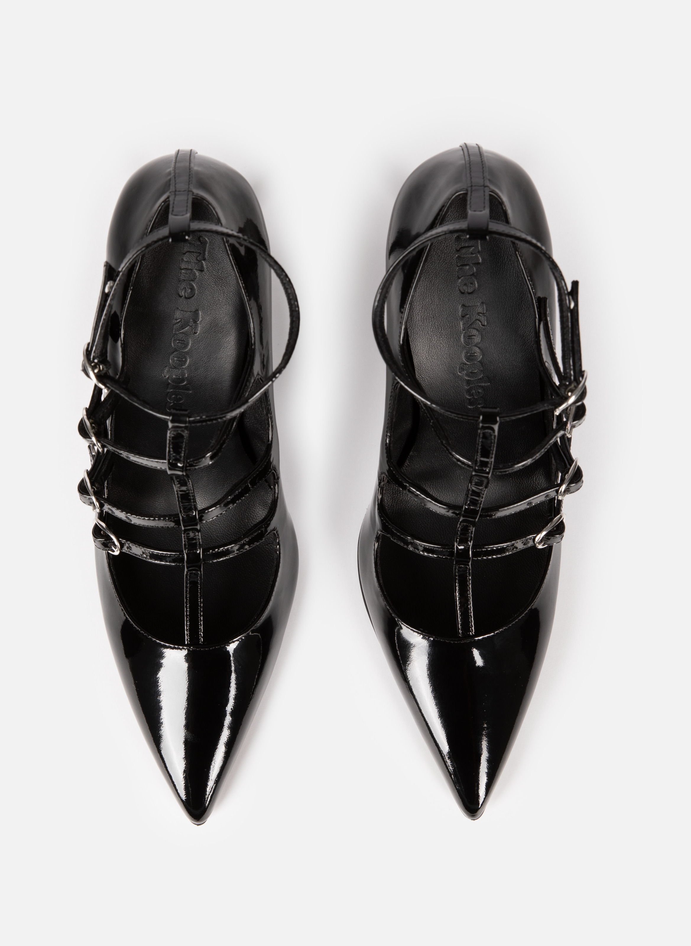 High-heeled pumps with straps THE KOOPLES Black