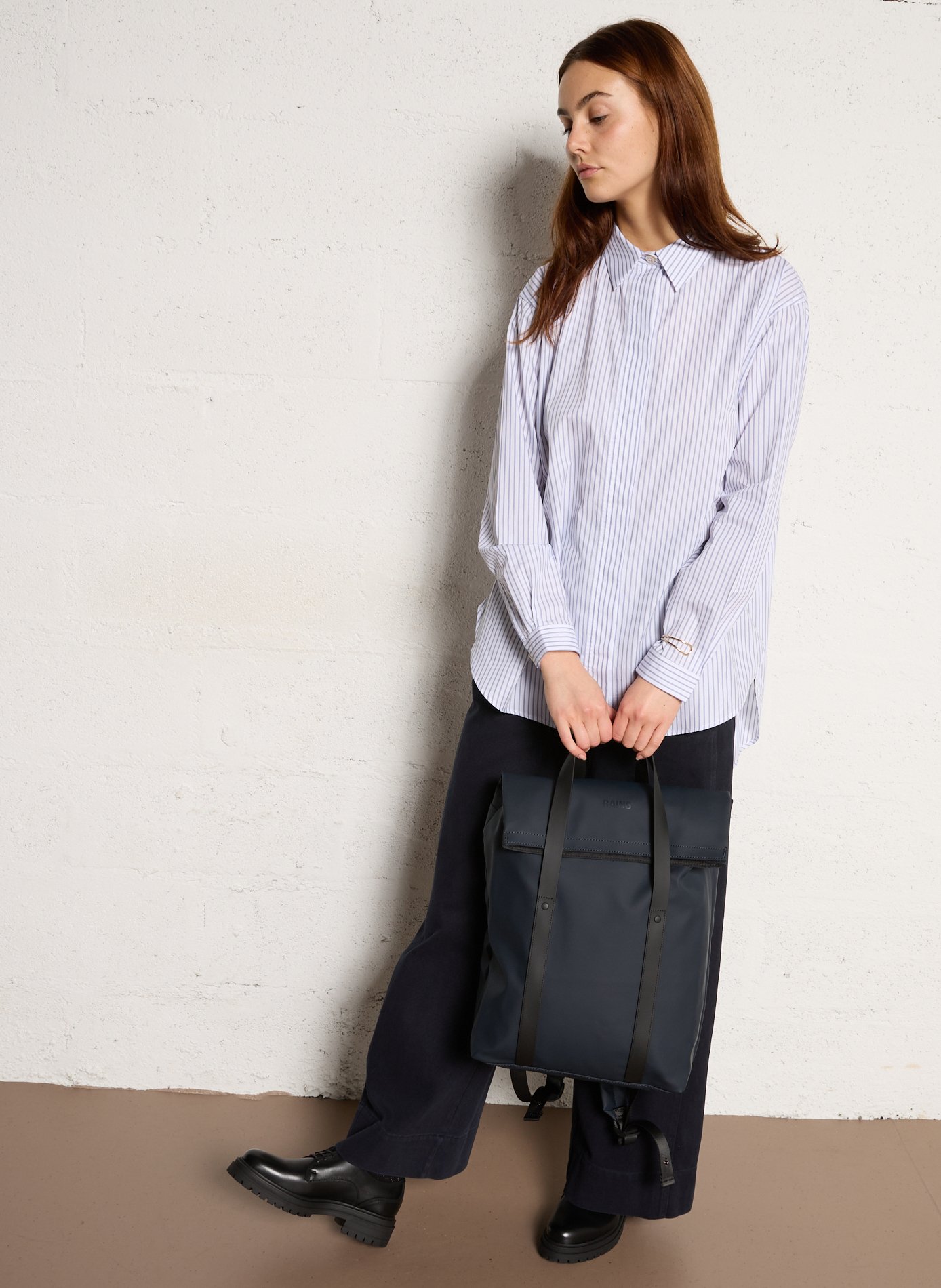 Waterproof backpack RAINS Blue