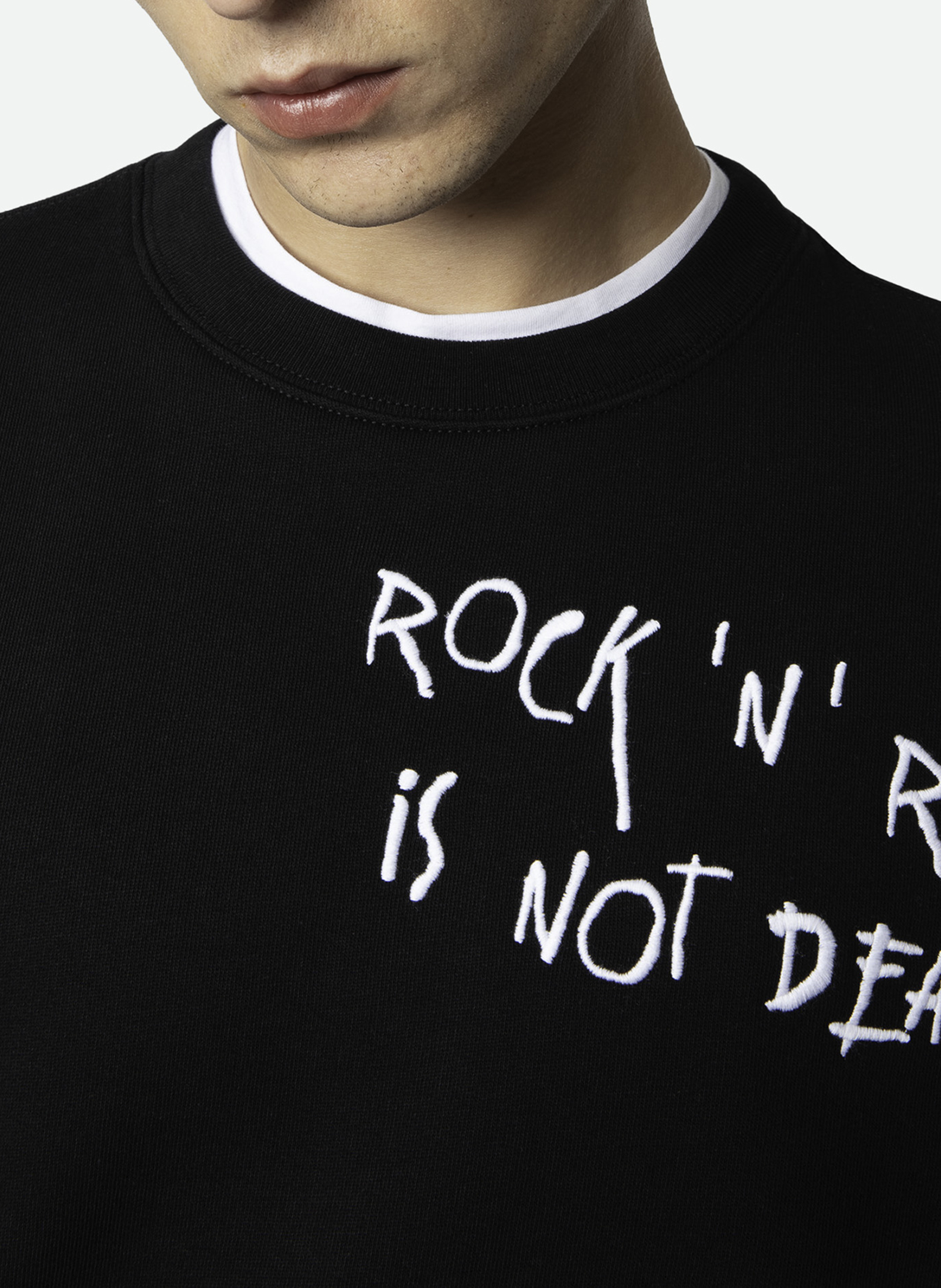 Besticktes Baumwoll-Sweatshirt ZADIG&VOLTAIRE Schwarz