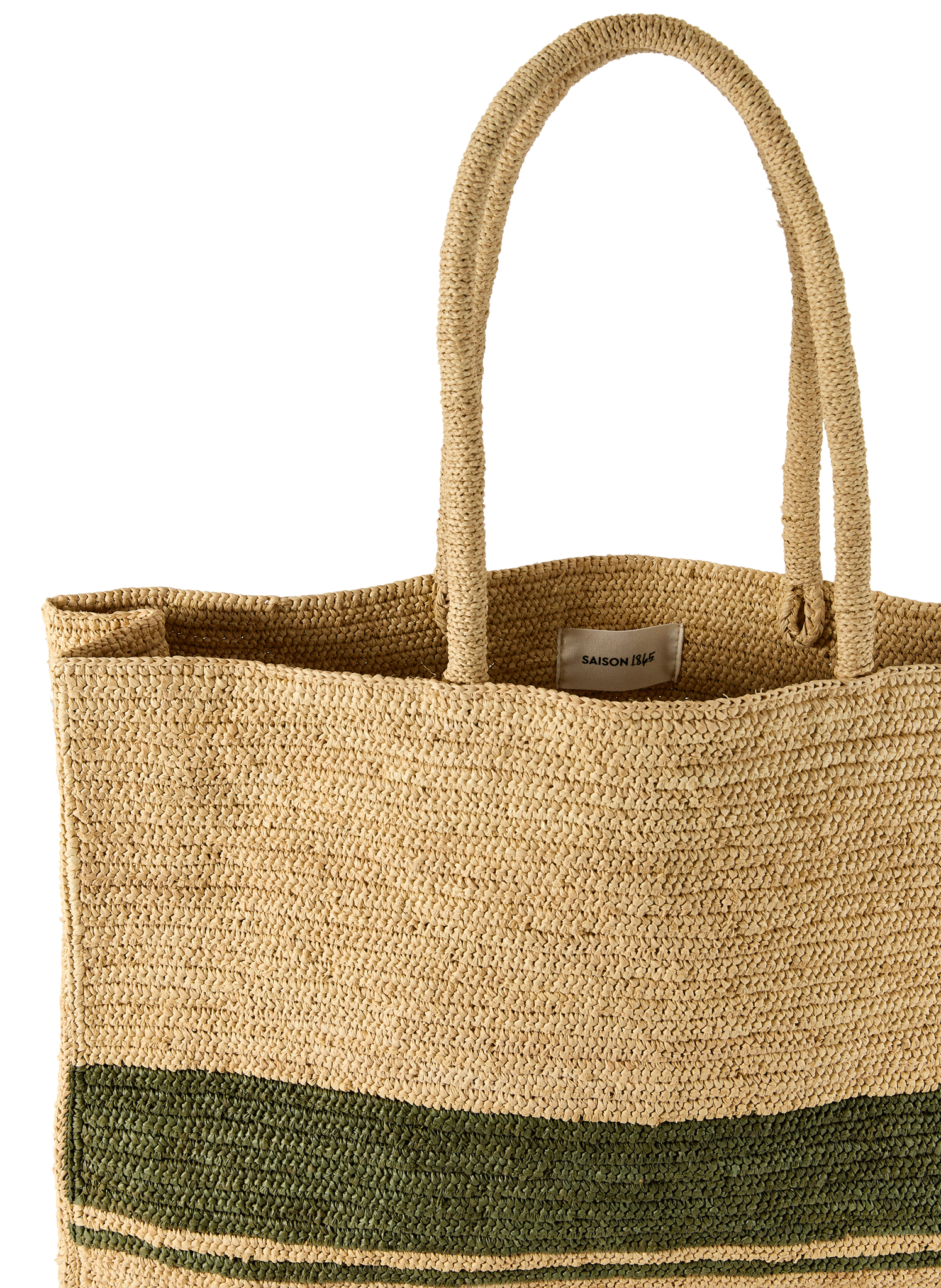 Shopper van raffia SAISON 1865 Veelkleurig