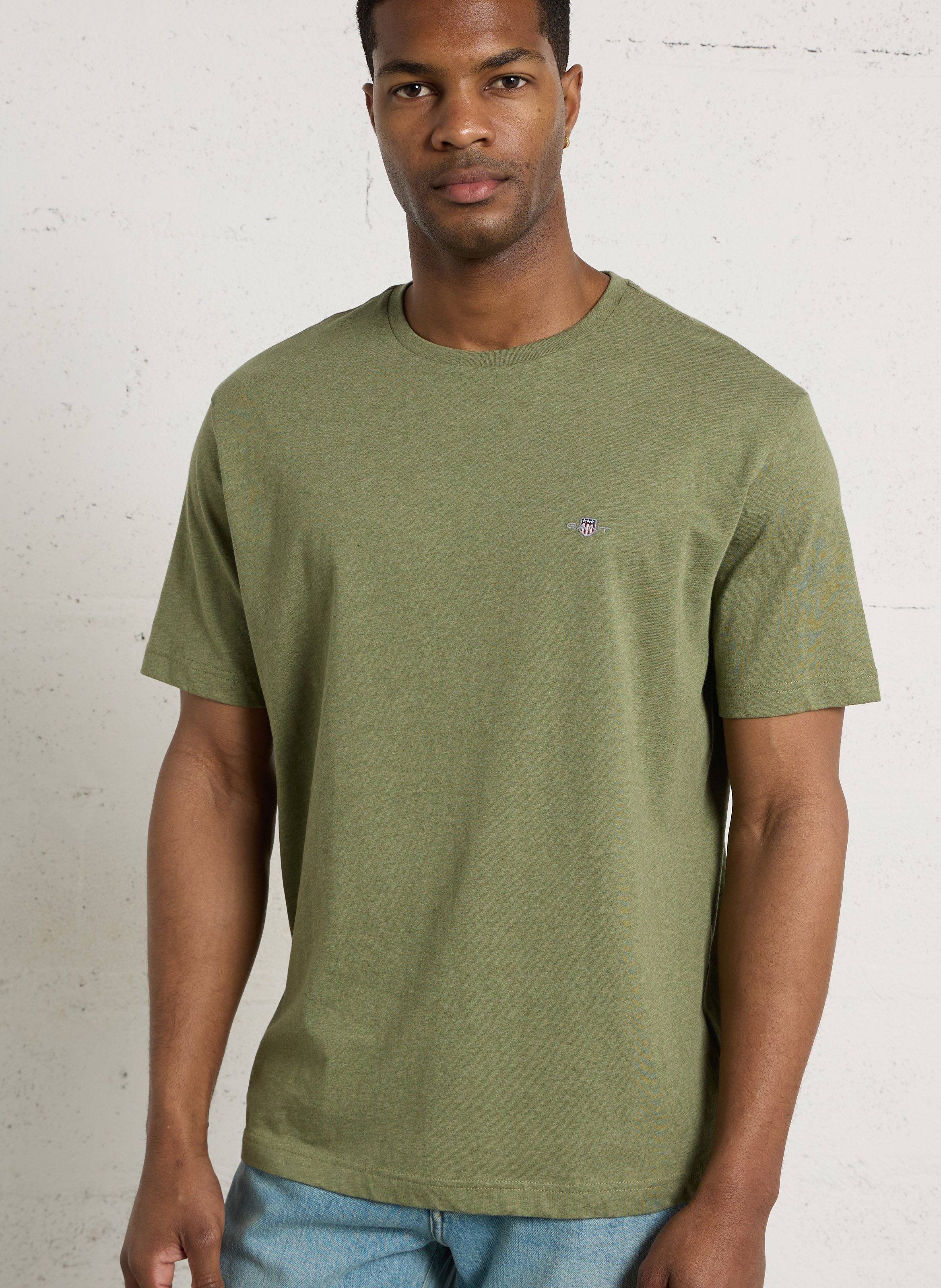 Tee-shirt en coton col rond GANT