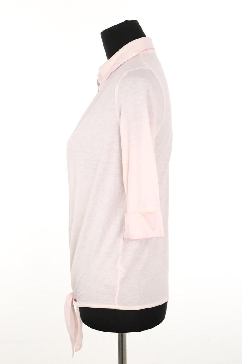 Wrap over top MAJESTIC FILATURES - SECONDE MAIN Pink