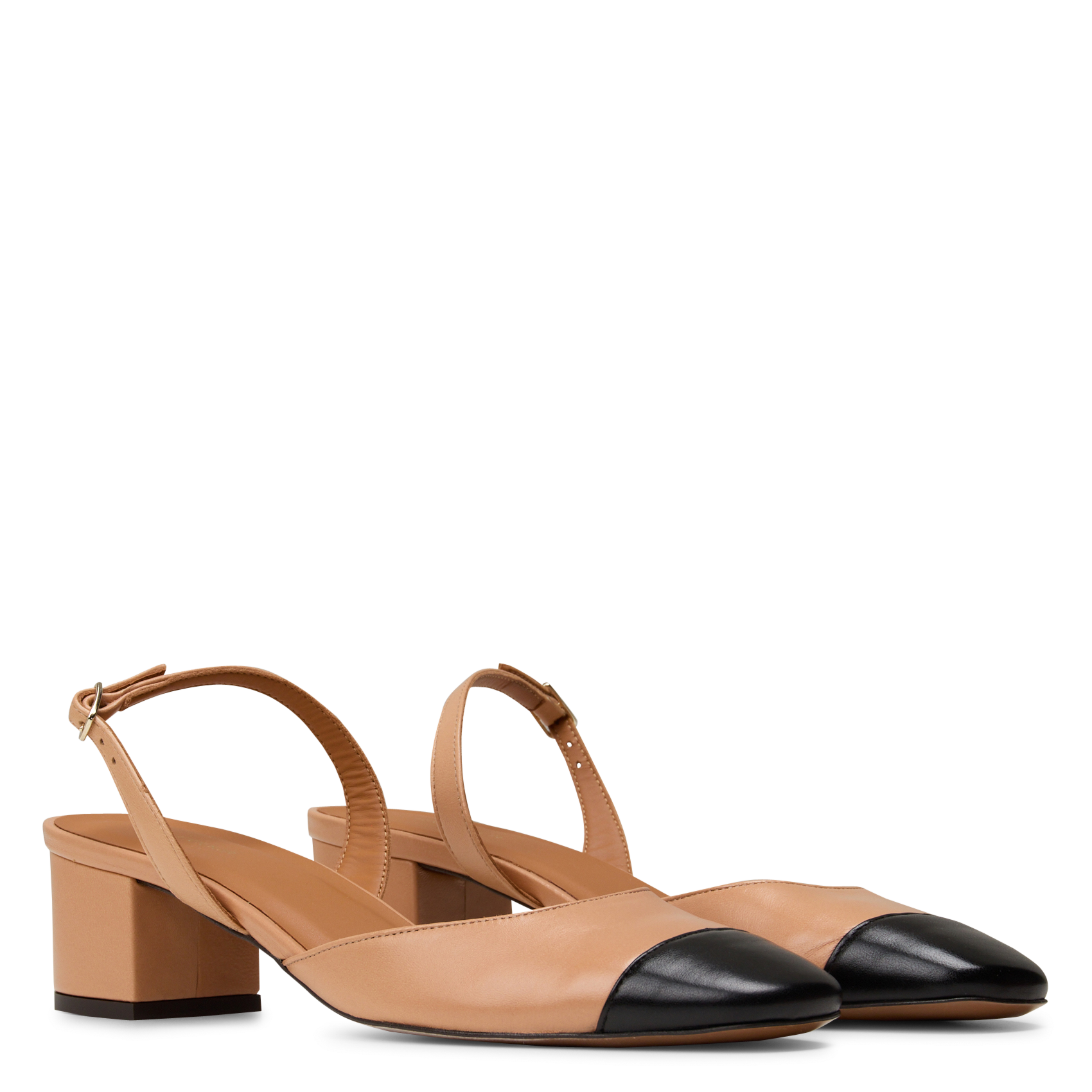 Riemchenschuhe aus Leder RIVECOUR Braun