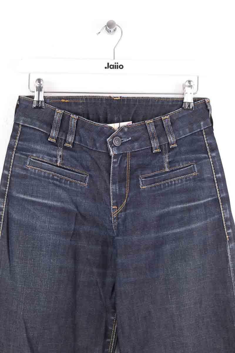 Straight cotton-blend pants LEVI'S - Seconde main Blue