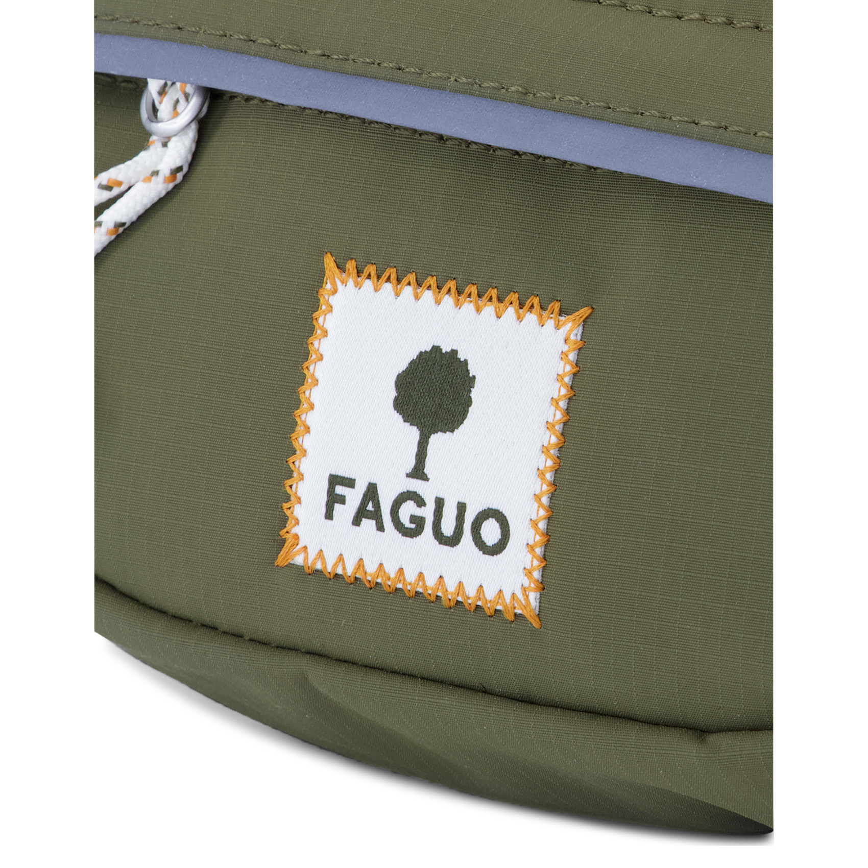 Sac banane zippé uni FAGUO Bleu