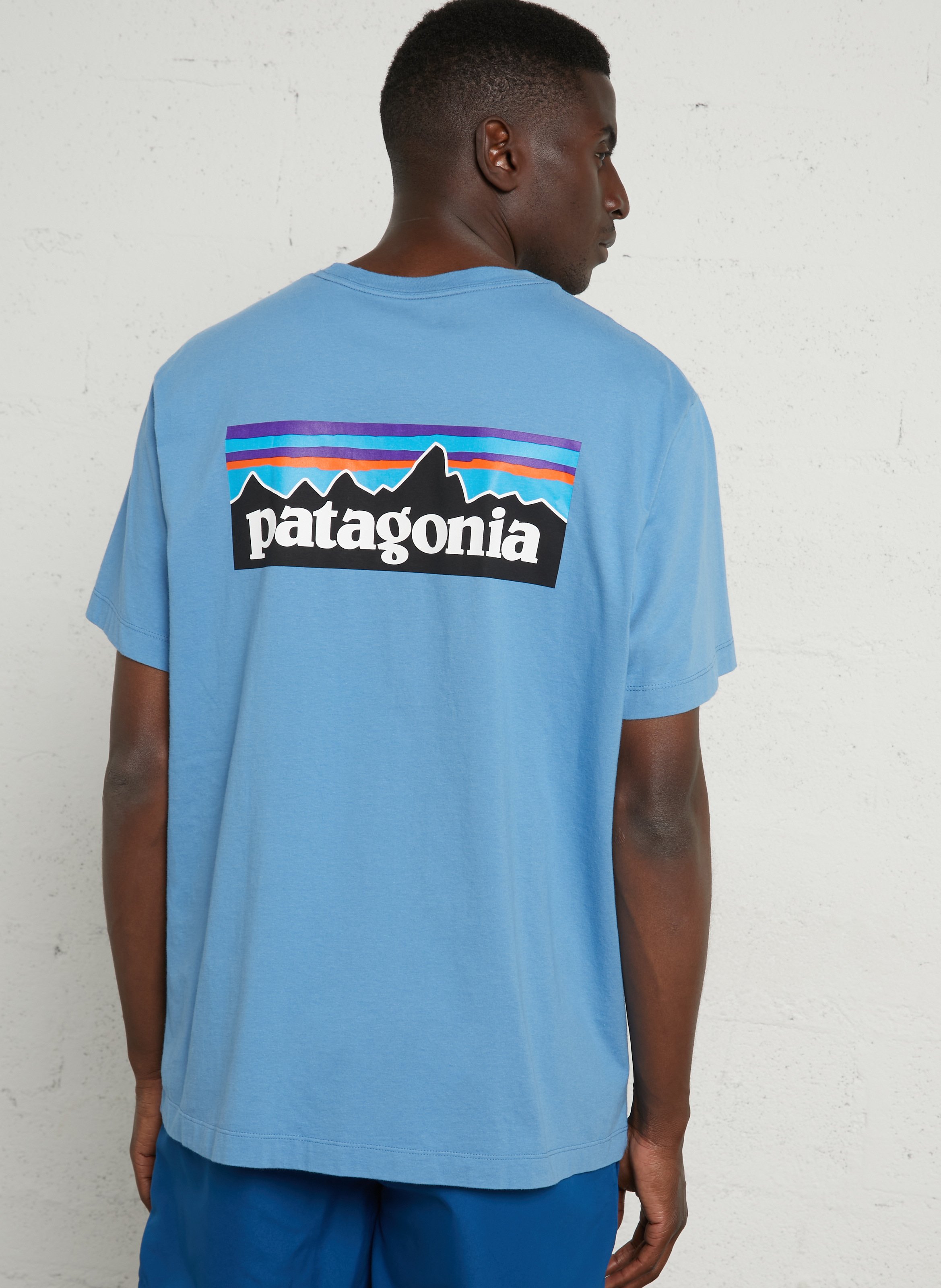 Tee-shirt oversize col rond en coton bio sérigraphié PATAGONIA