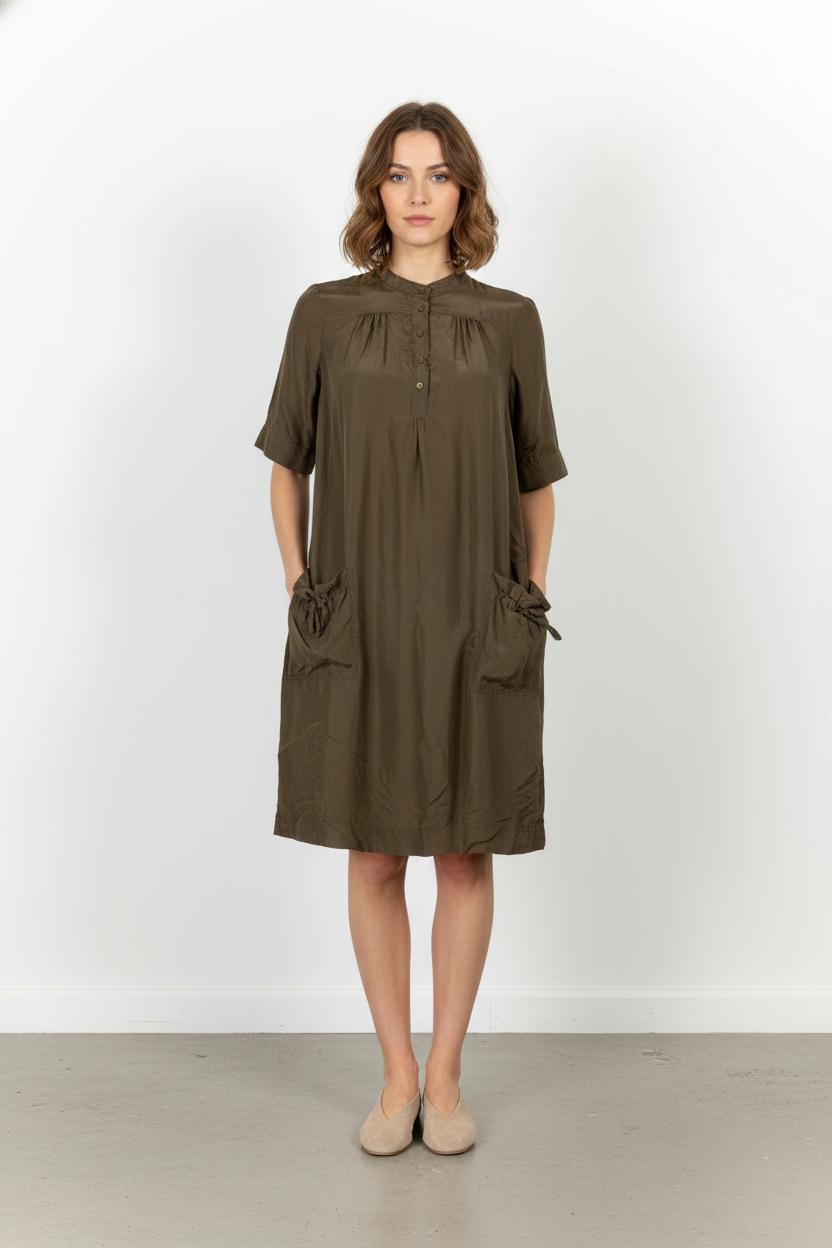 Robe courte & midi MAX MARA - Seconde Main Marron