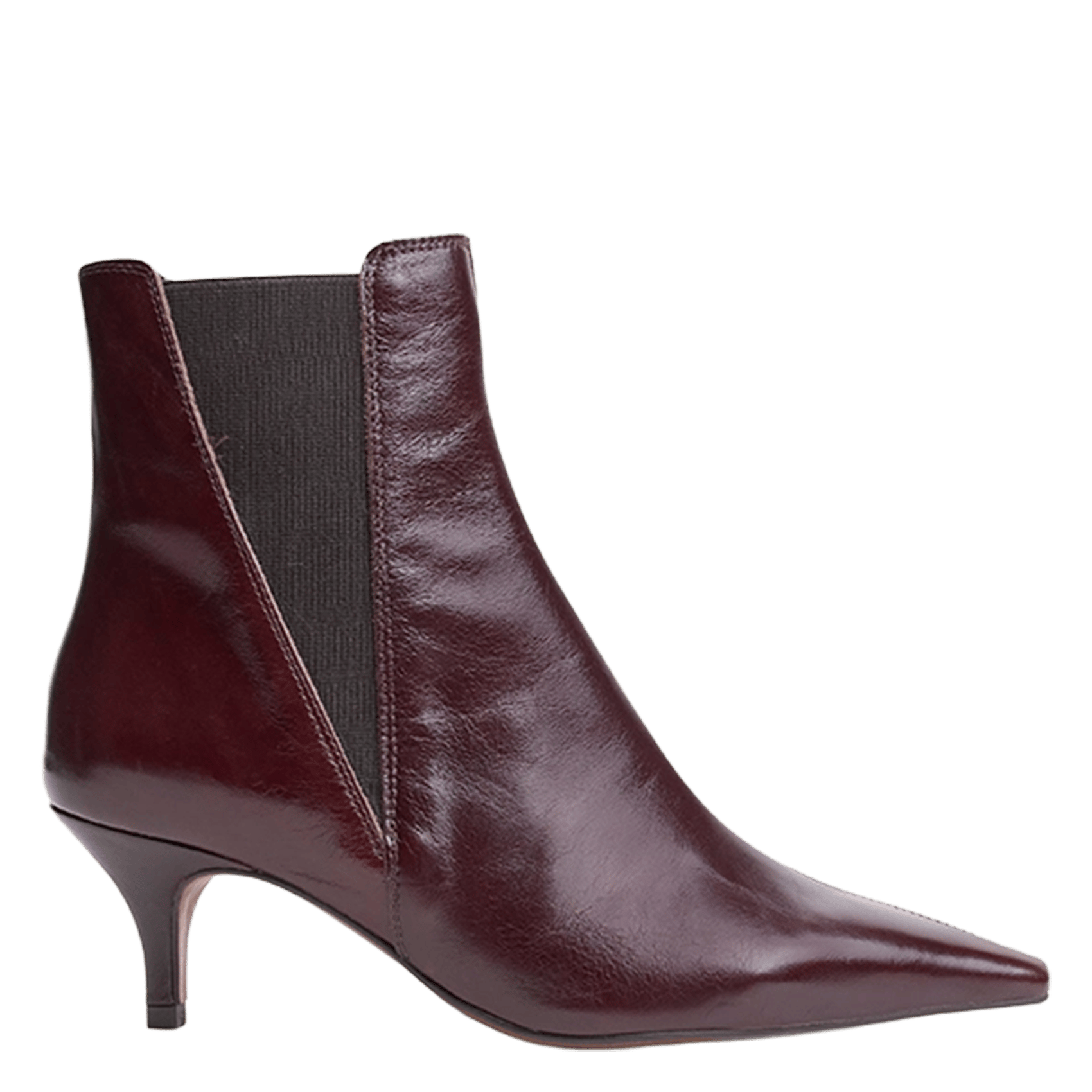 Leather mid-calf boots JONAK Brown