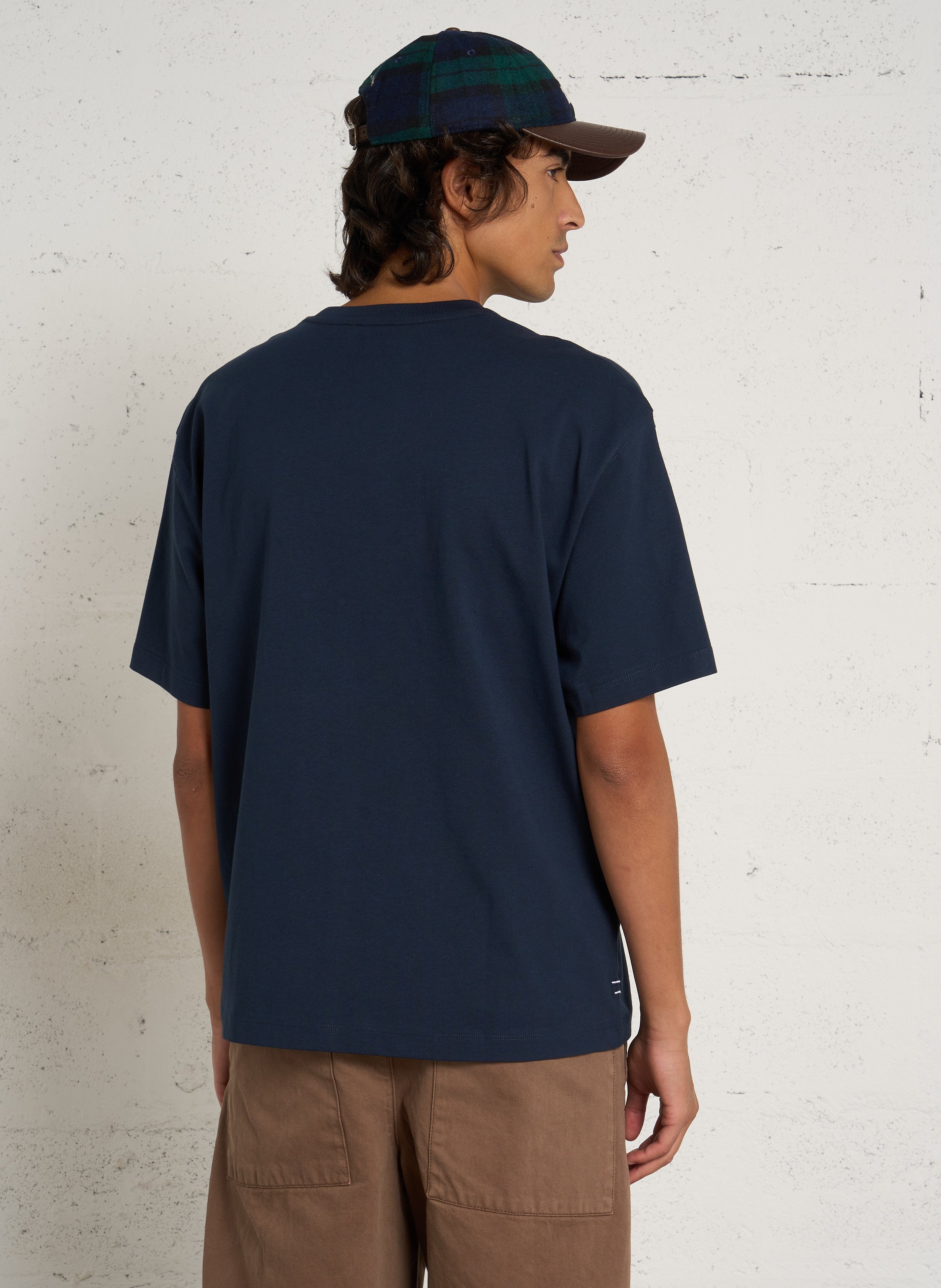 T-Shirt aus Baumwolle mit Siebdruck PEPE JEANS Blau