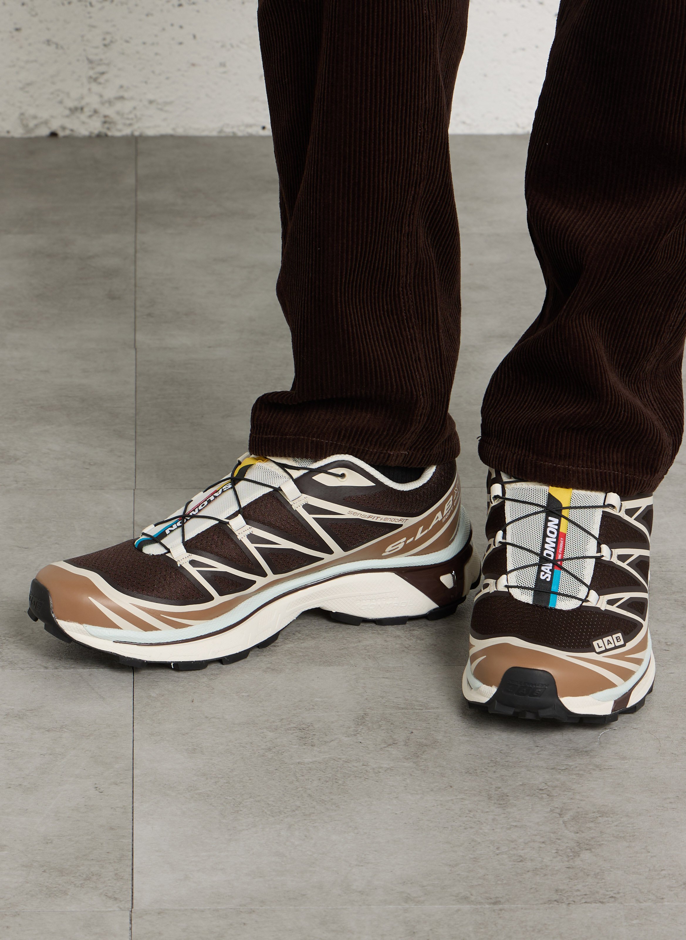 Canvas low-top sneakers SALOMON Multicolored