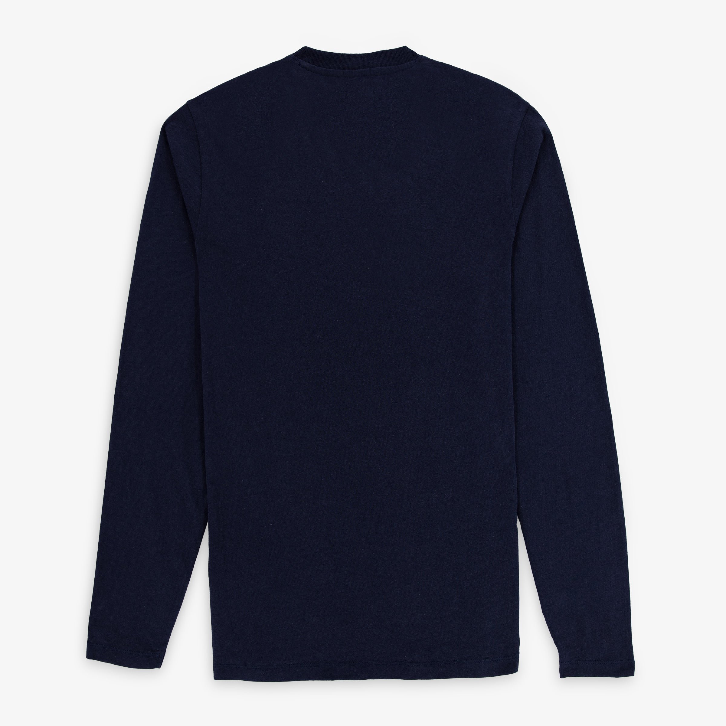Long-sleeved cotton T-shirt SERGE BLANCO Blue