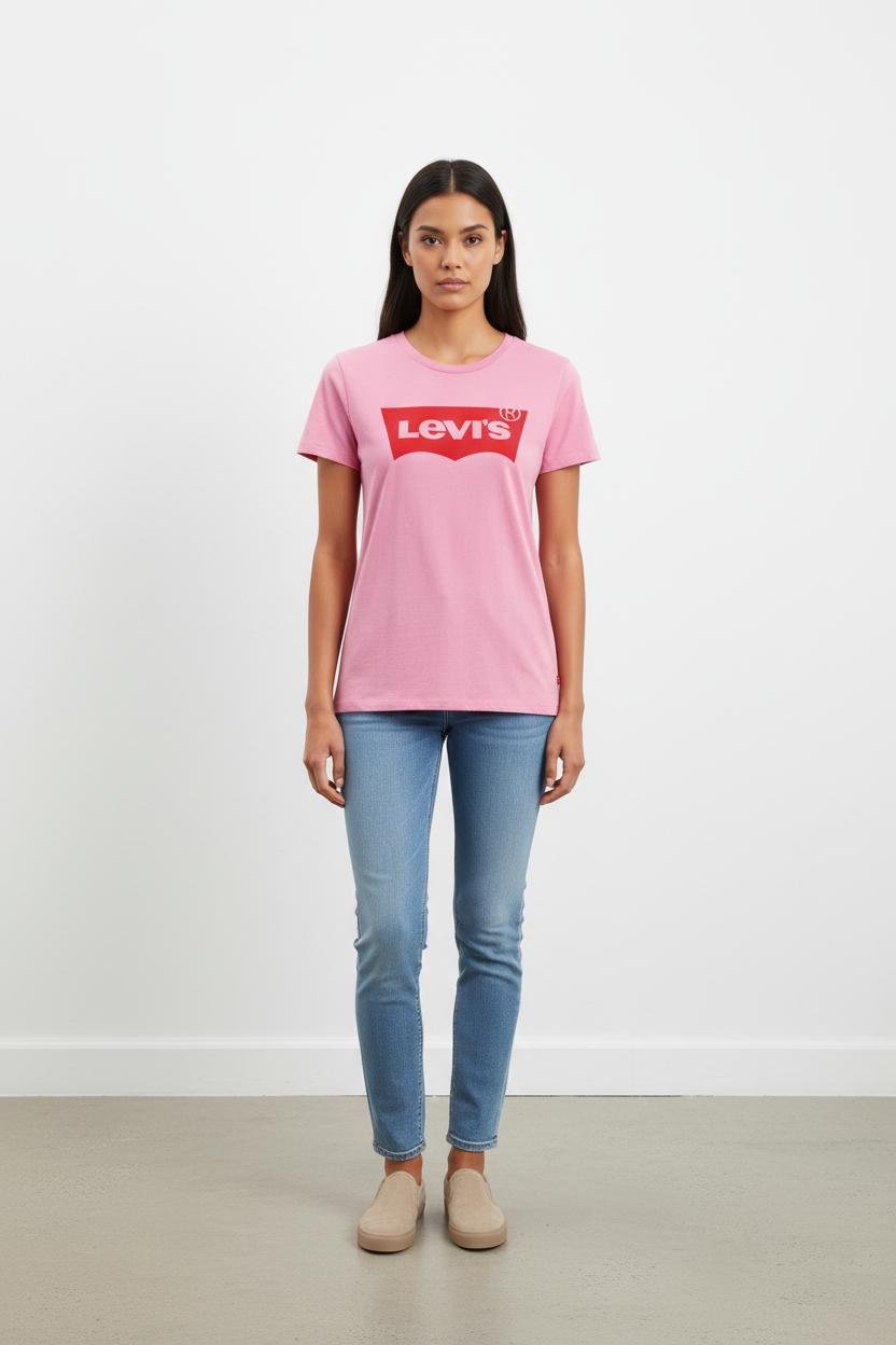 T-shirt LEVI'S - Seconde main Pink