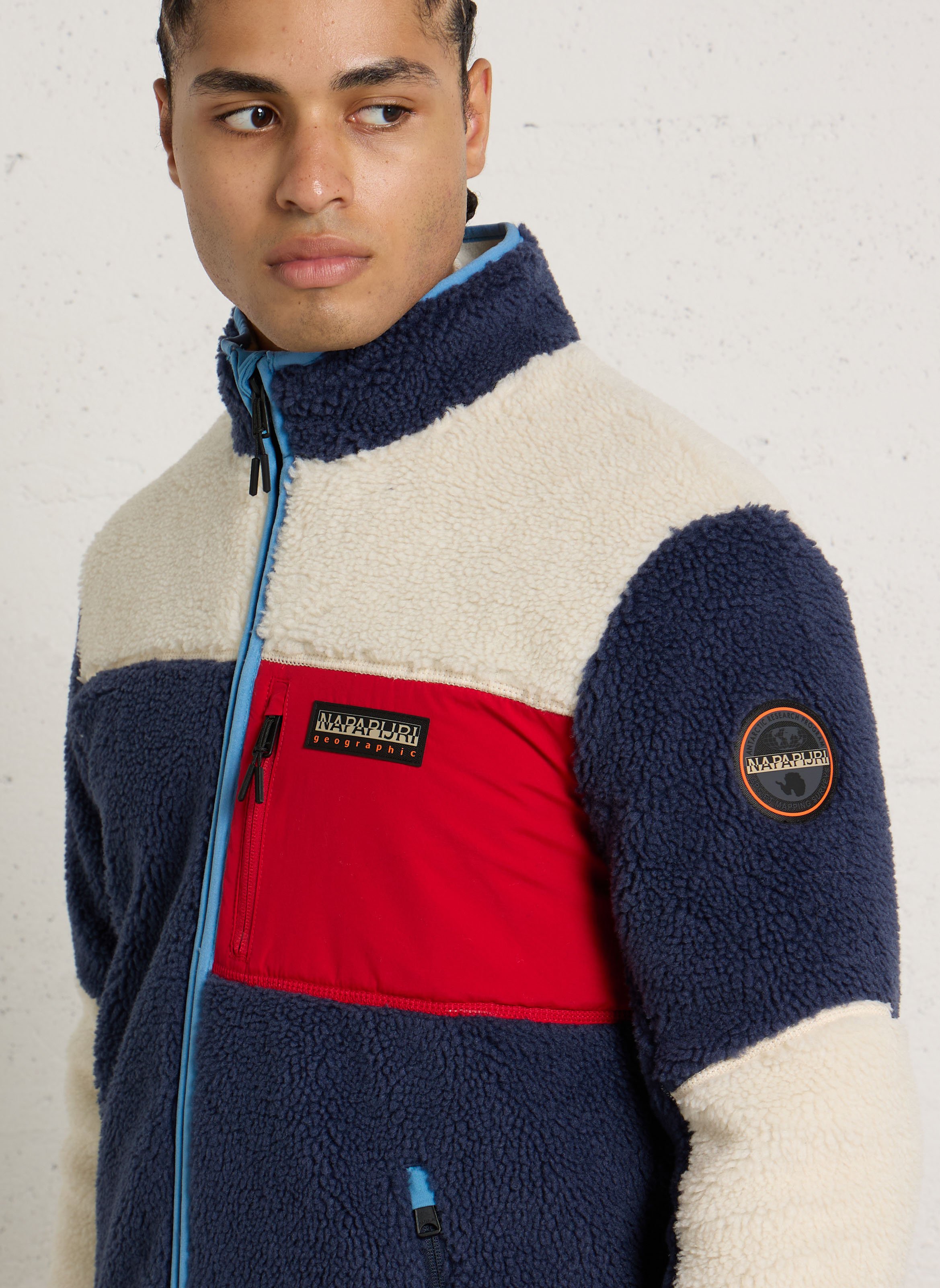 Straight high-neck jacket NAPAPIJRI Multicolored