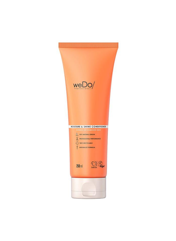 weDo  Vegan Moisture and Shine conditioner for normal and damaged hair