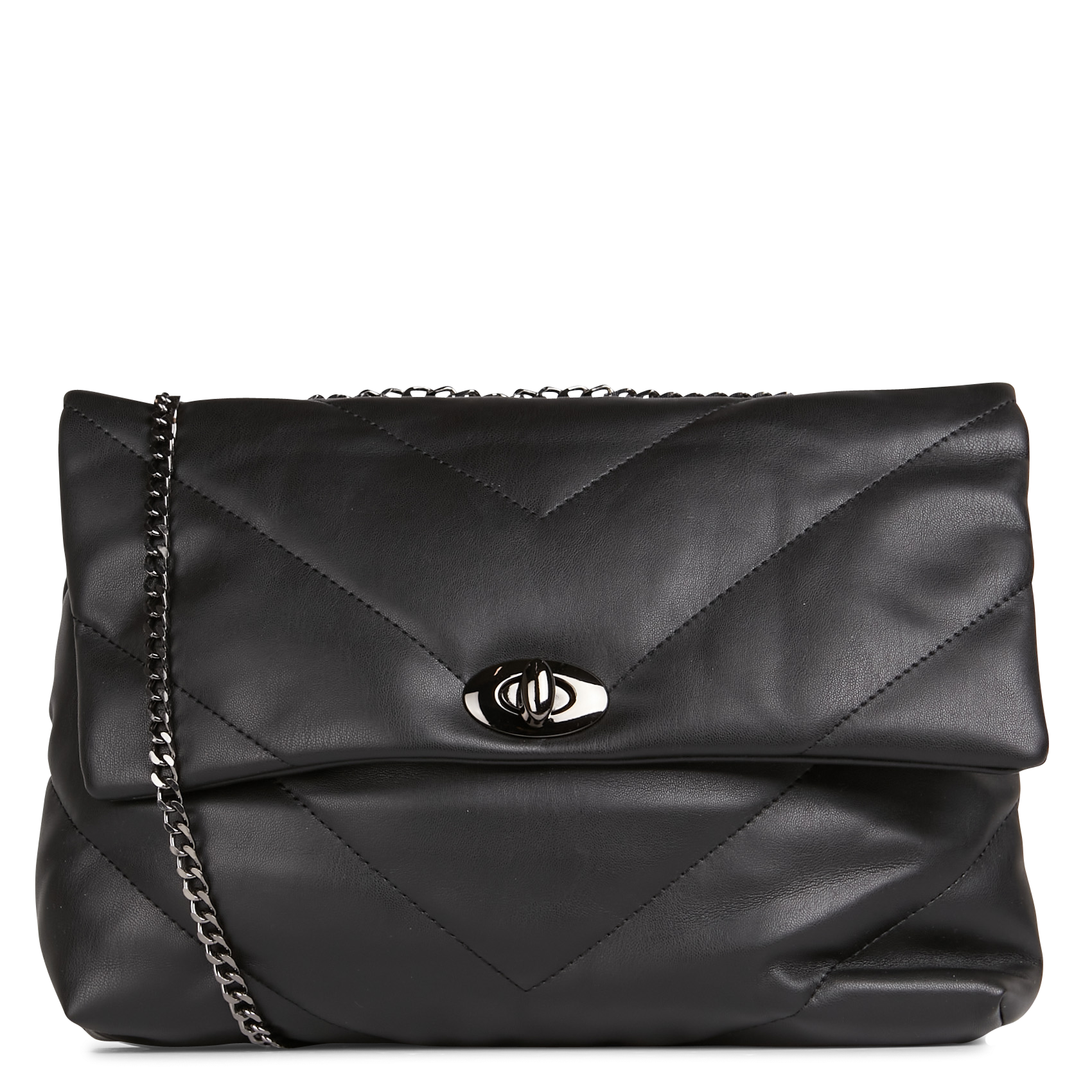 Sac bandoulière matelassé  AU PRINTEMPS PARIS Noir