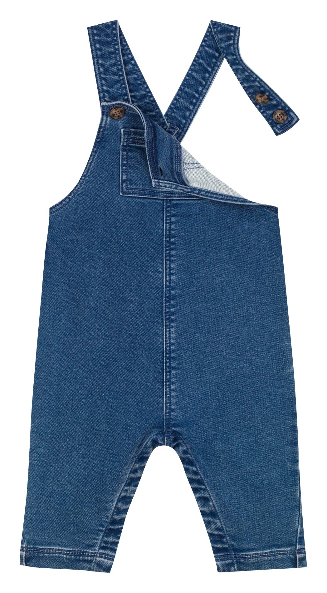 Salopette en coton mélangée PETIT BATEAU Bleu