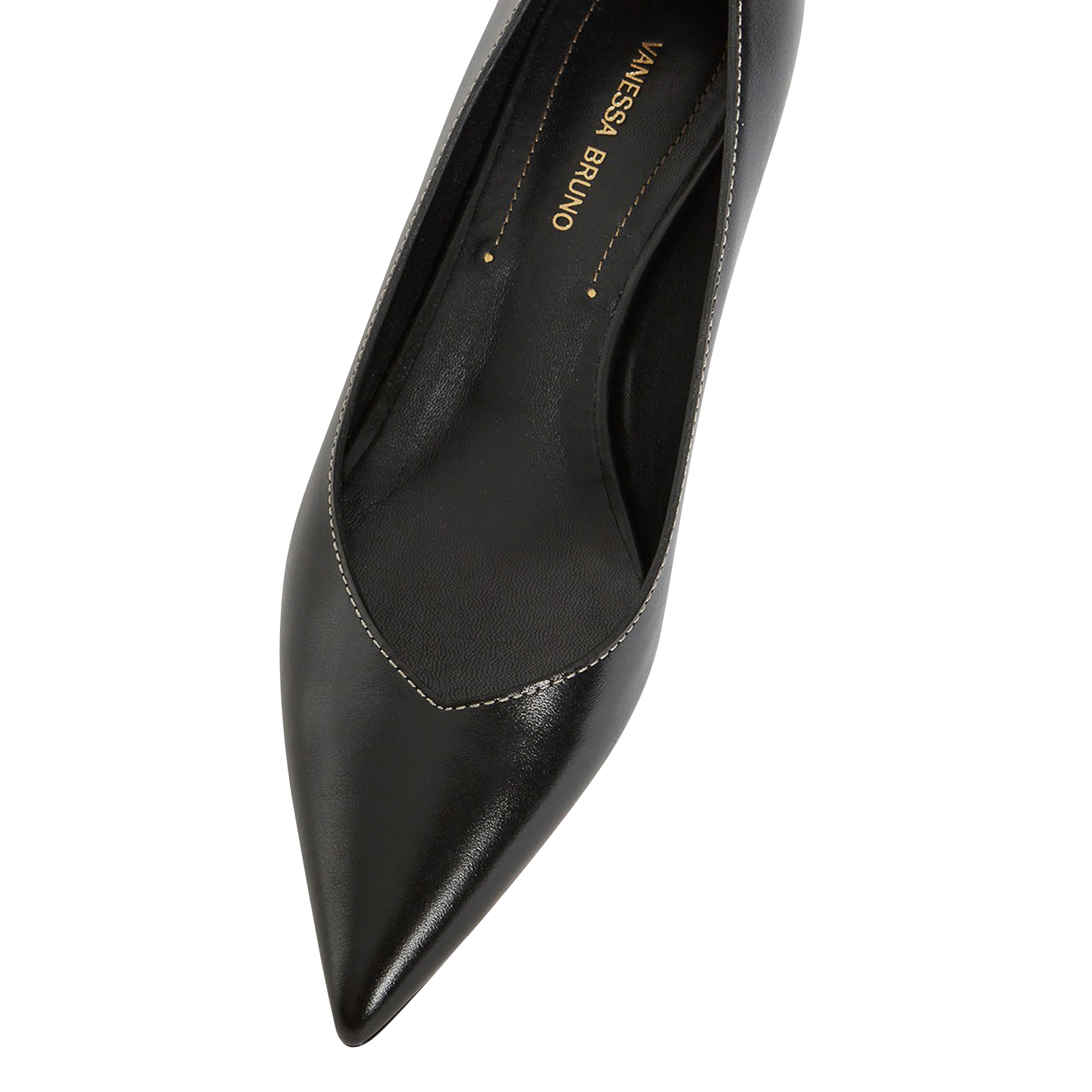 Hoge sandalen van leer VANESSA BRUNO Zwart