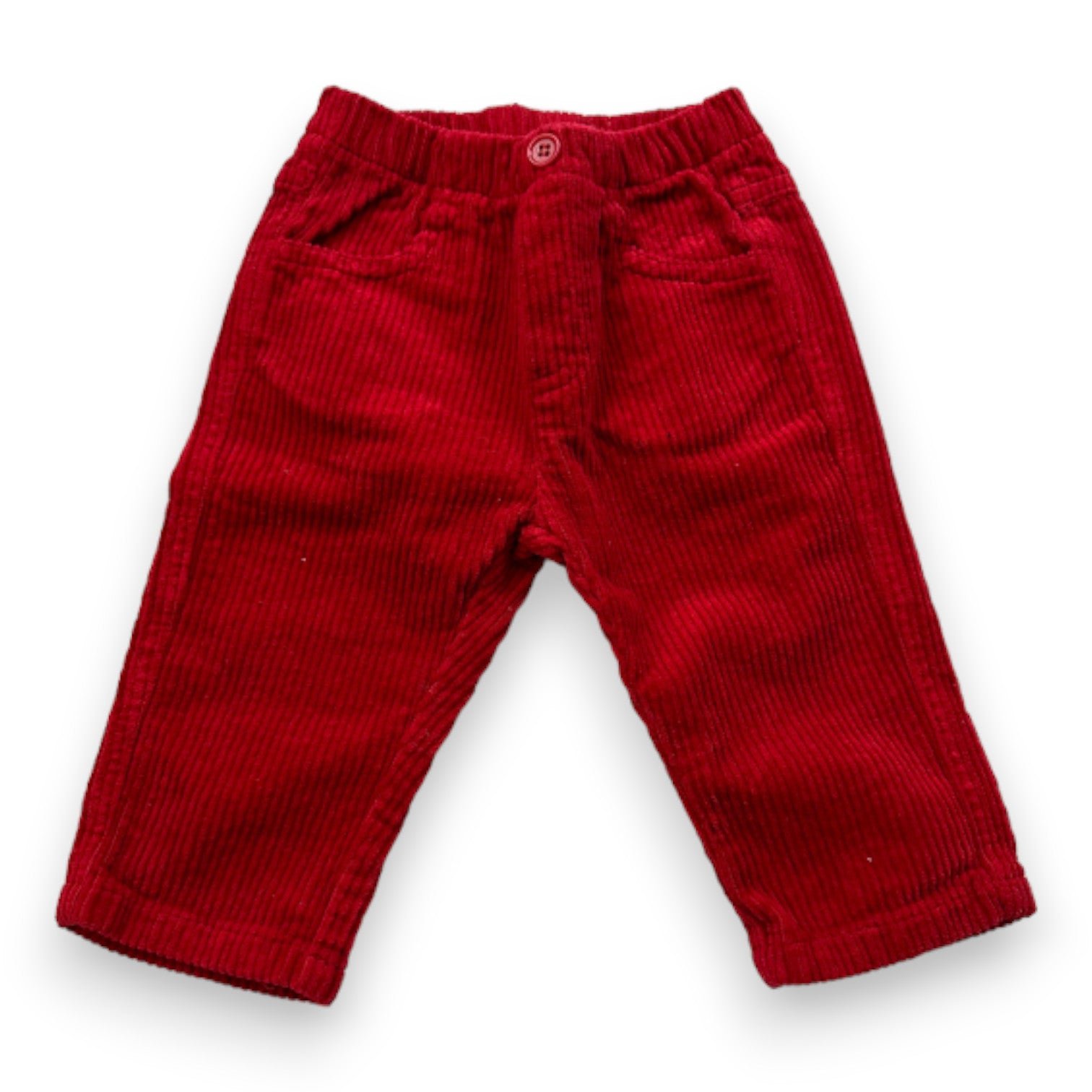 Red baby pants - 6 months IL GUFO - Seconde main Red