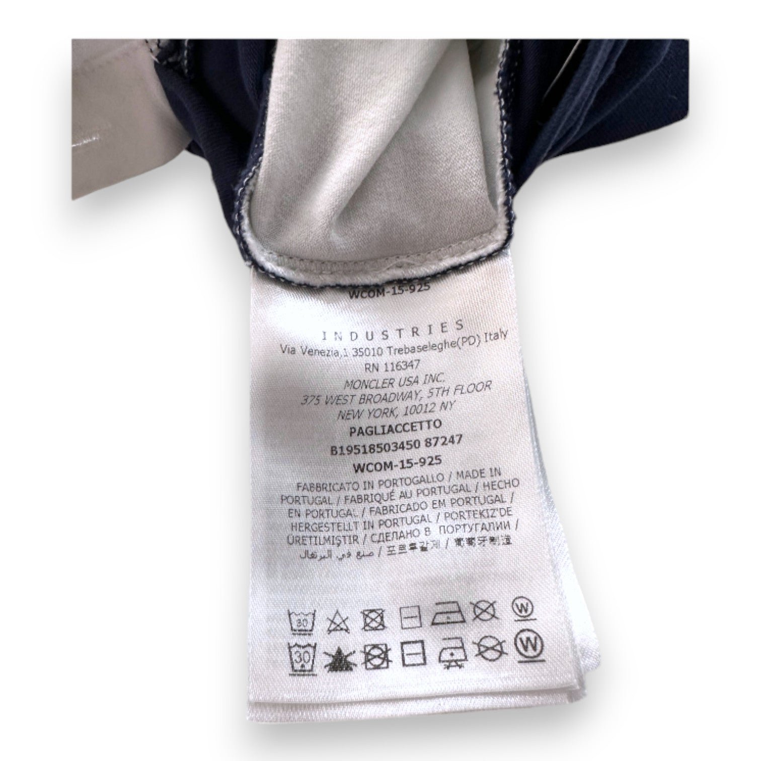 Blue baby romper - 3 months MONCLER - Seconde Main Blue