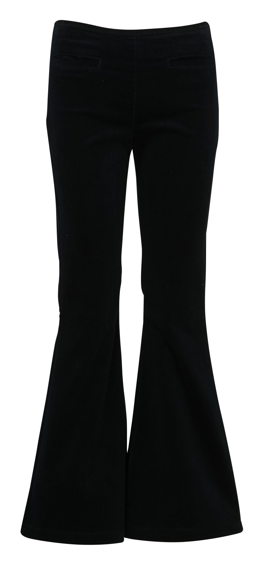 Broek met uitlopende pijpen van katoen ACQUAVERDE Blauw