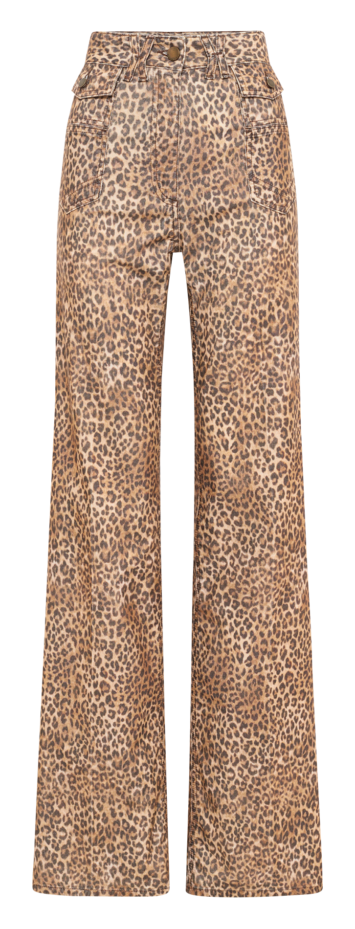 Jean flare léopard GERARD DAREL Marron