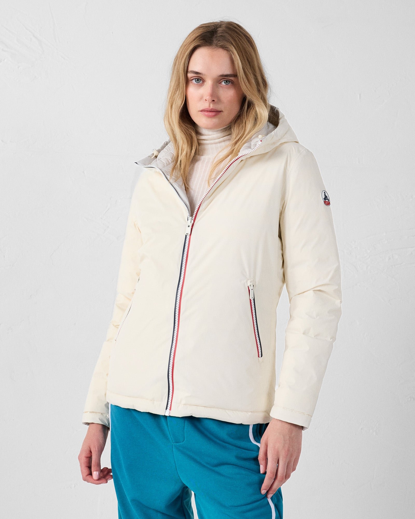 Reversible jacket natural/ice grey bergamot JOTT White