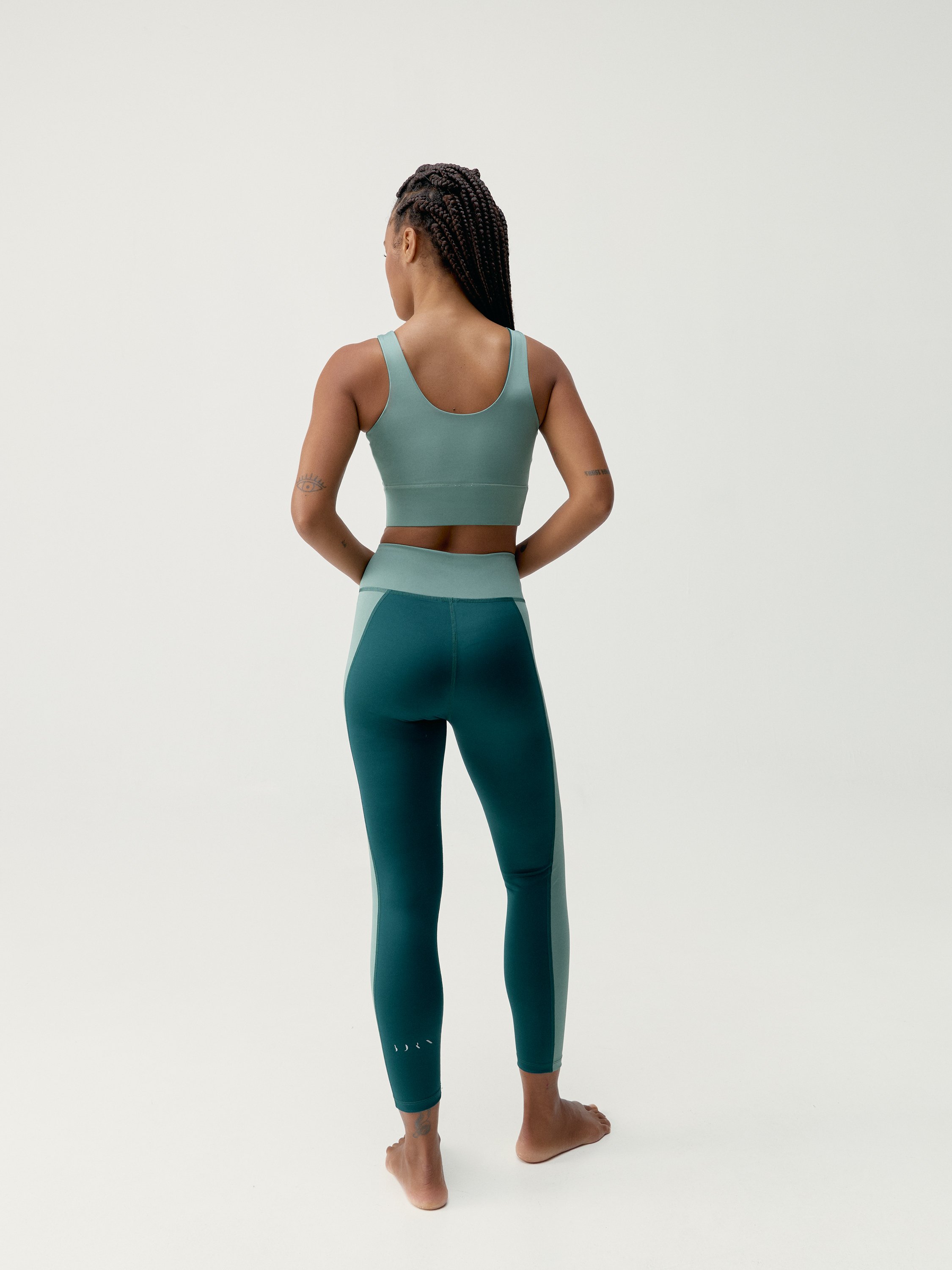 Flared legging BORN LIVING YOGA Green