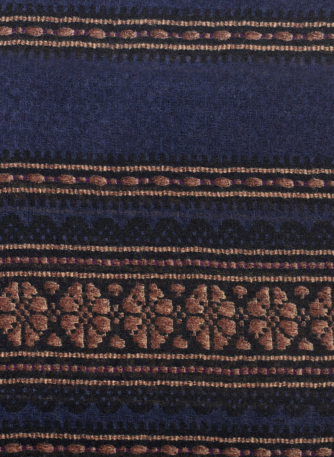 Echarpe en laine et en soie mélangés GERARD DAREL Bleu