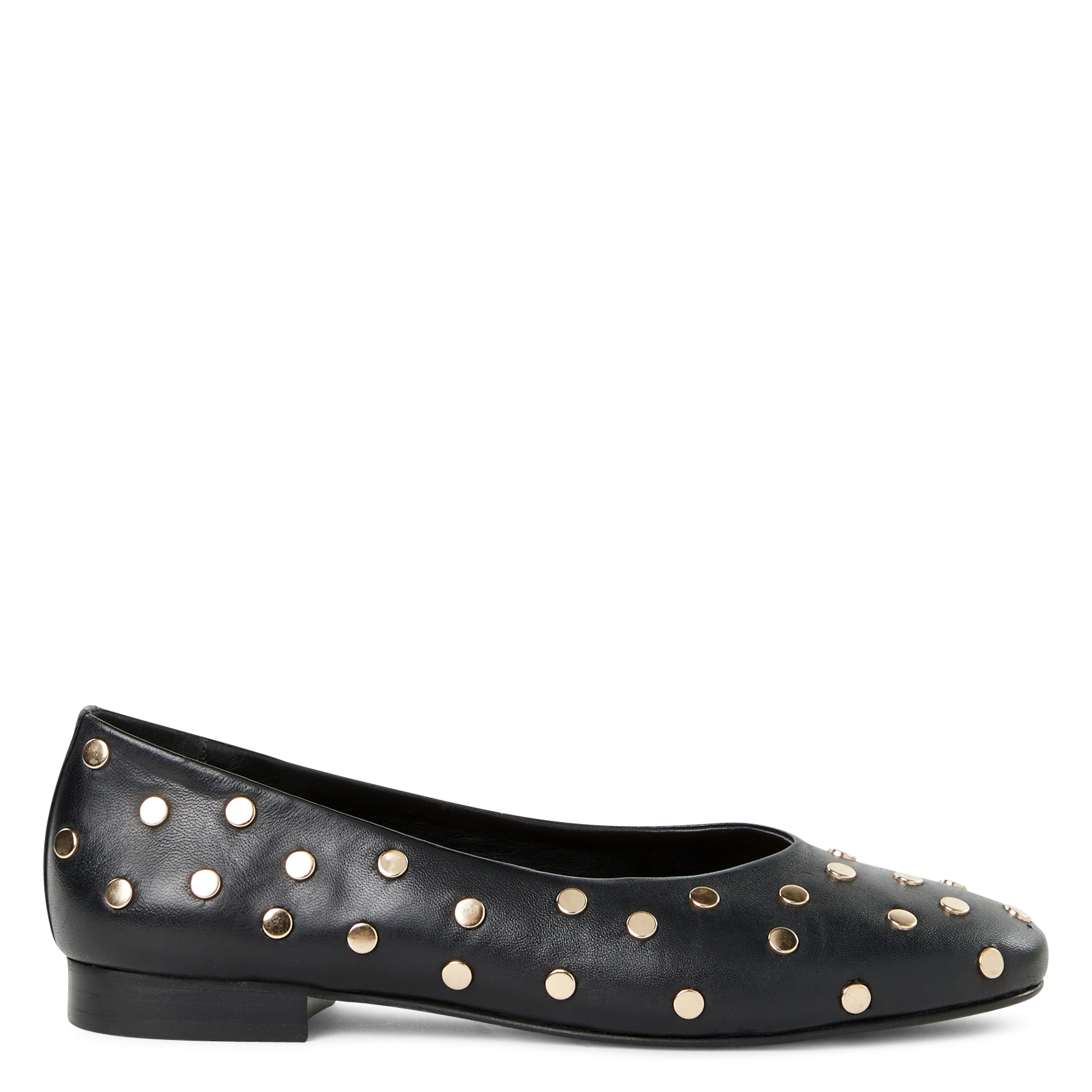 Ballet flats with leather studs SAISON 1865 Black