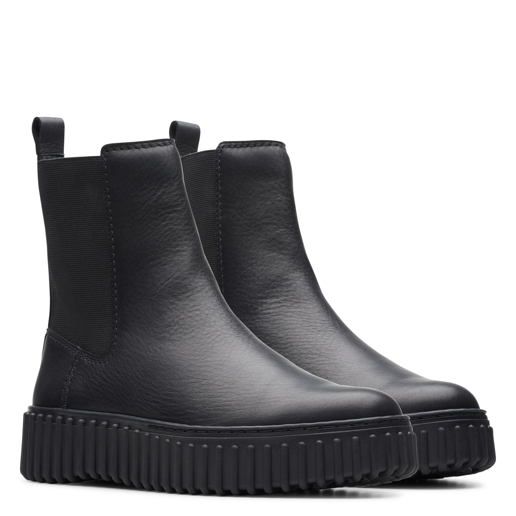 Bottines en cuir CLARKS Noir
