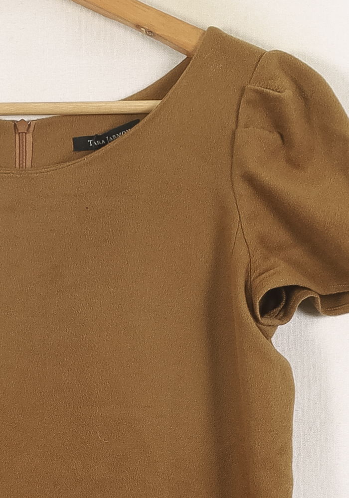 Short & Midi Dress TARA JARMON - Seconde Main Brown