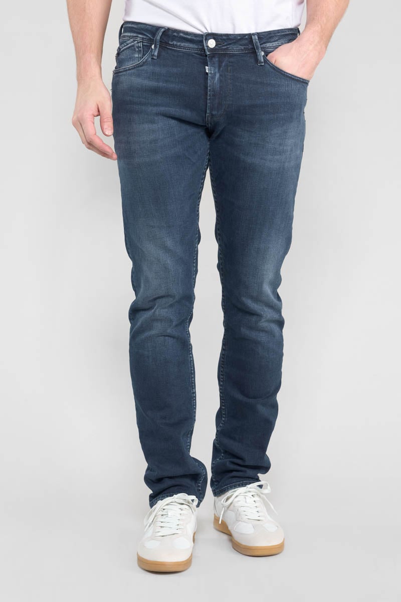 Straight leg jeans, length 34 LE TEMPS DES CERISES Blue