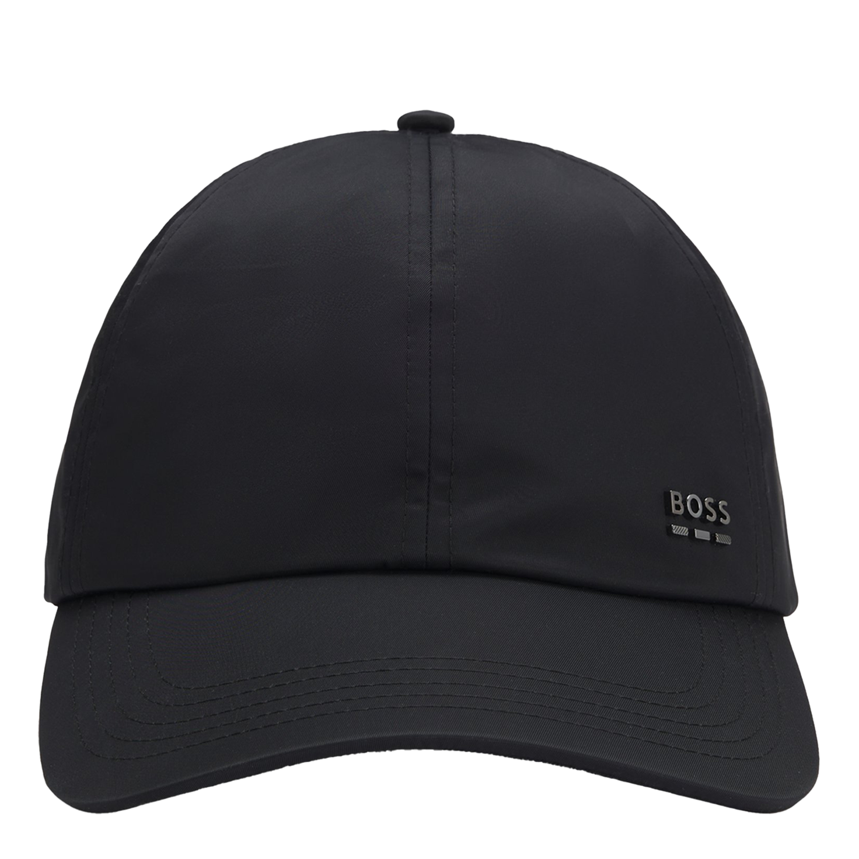 Solid color logo cap BOSS Black