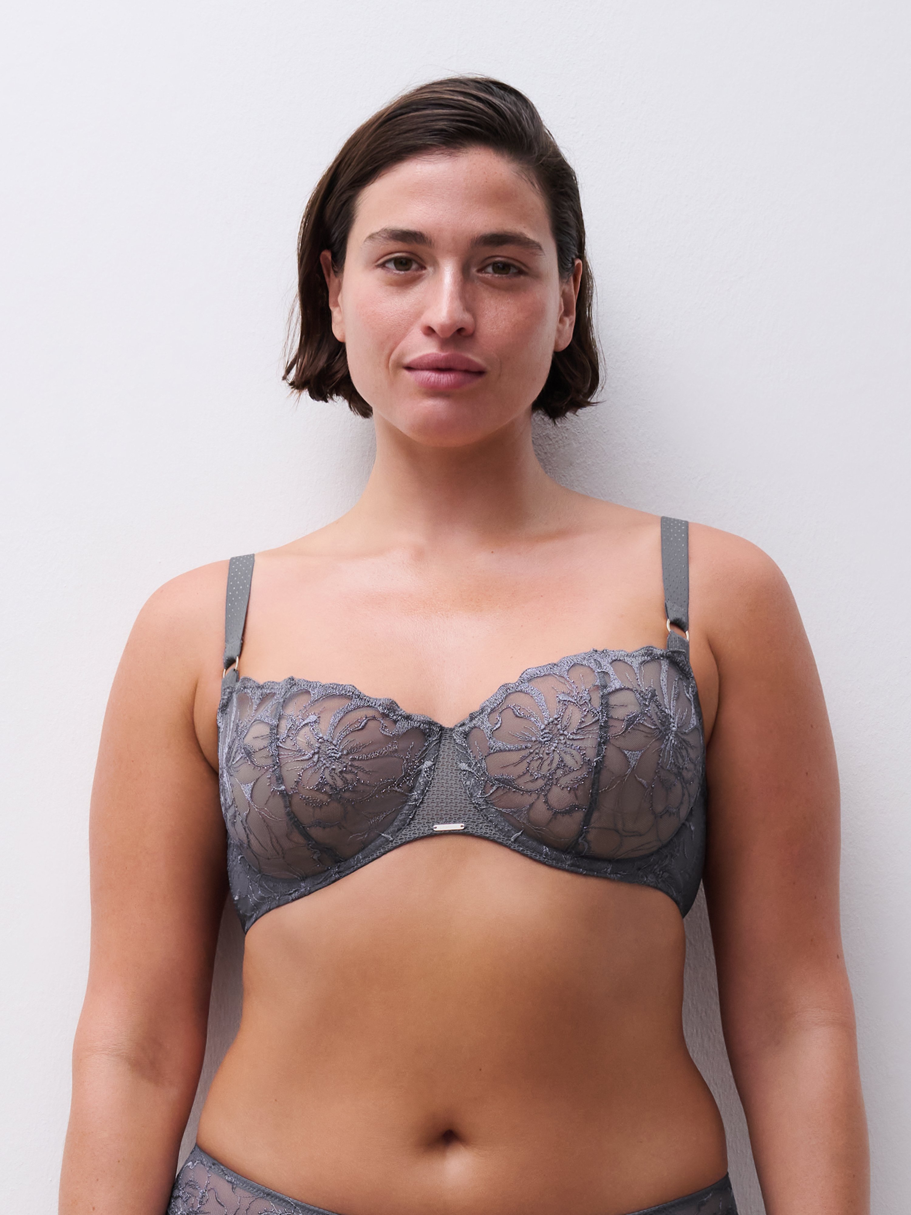 Demi-cup bra CHANTELLE Grey