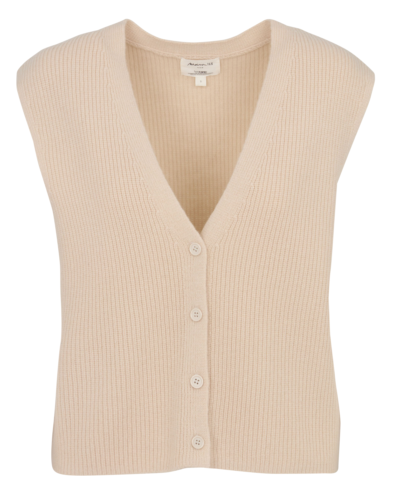 Svenland V-neck wool cardigan MAISON 123