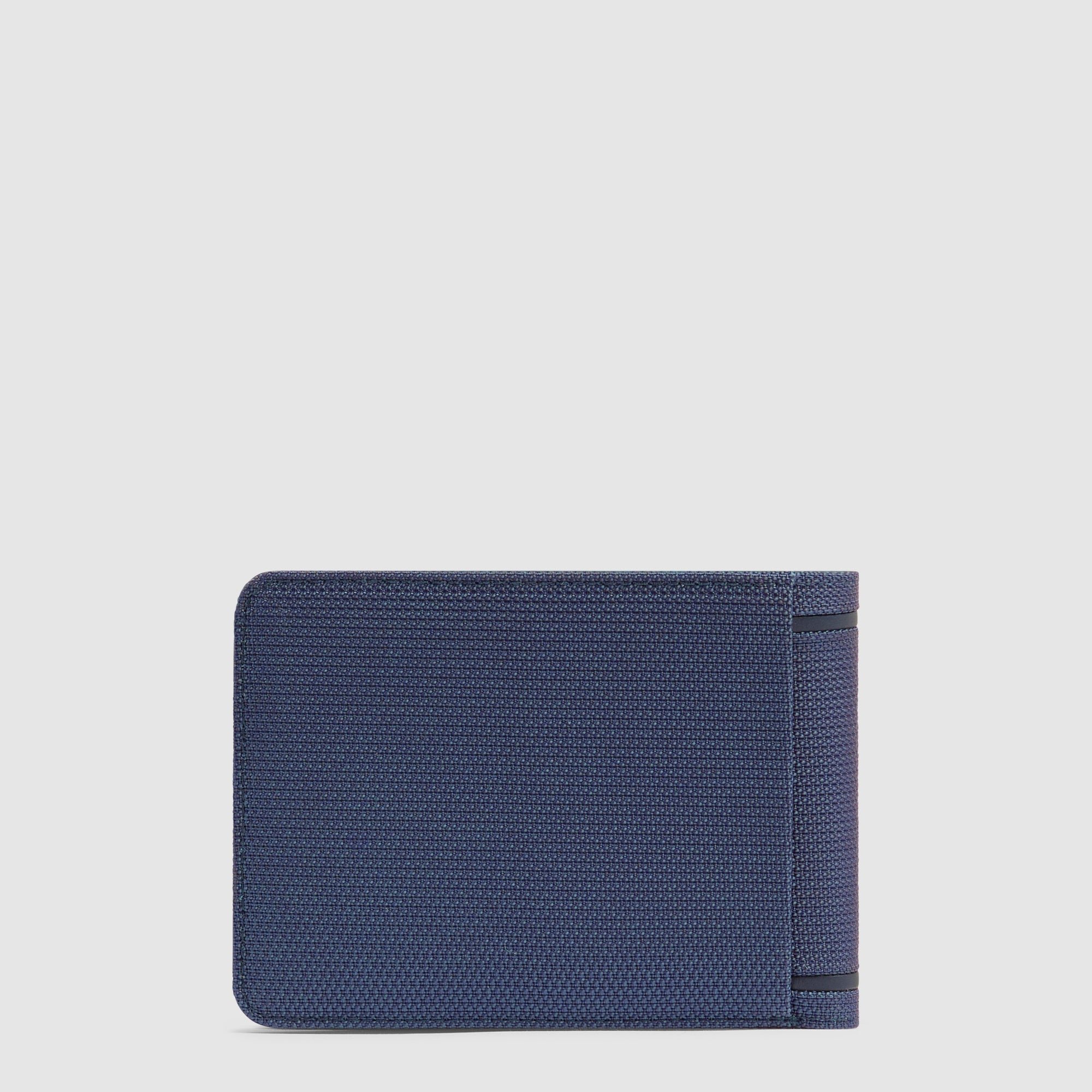 Babylon leather wallet PIQUADRO Blue